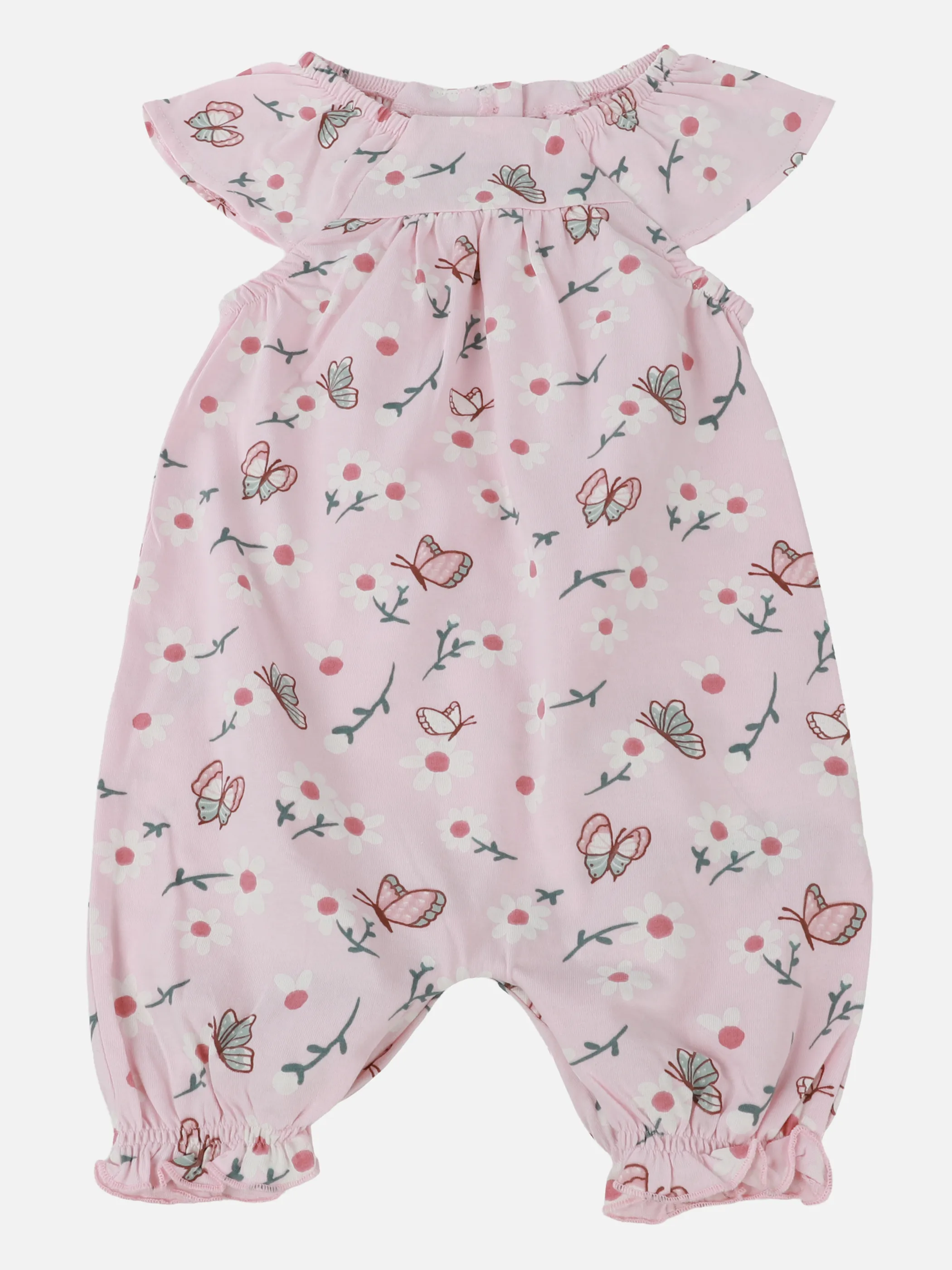 Bubble Gum BM Strampler rosa mit blumen AOP Rosa 930341 ROSA 1