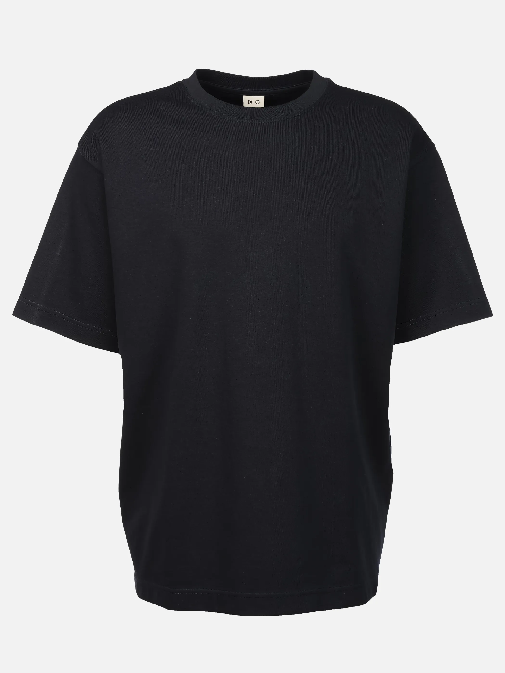 IX-O He.- eng anliegendes T-Shirt mit Rundhalsausschnit Blau 922760 NAVY 1