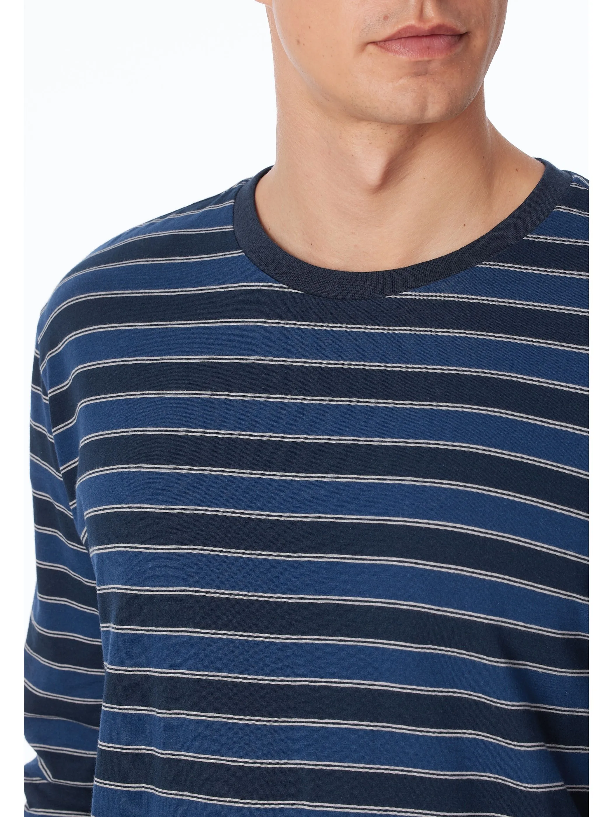 UNCOVER by Schiesser 181534 Schlafanzug lang Blau 913984 800 3