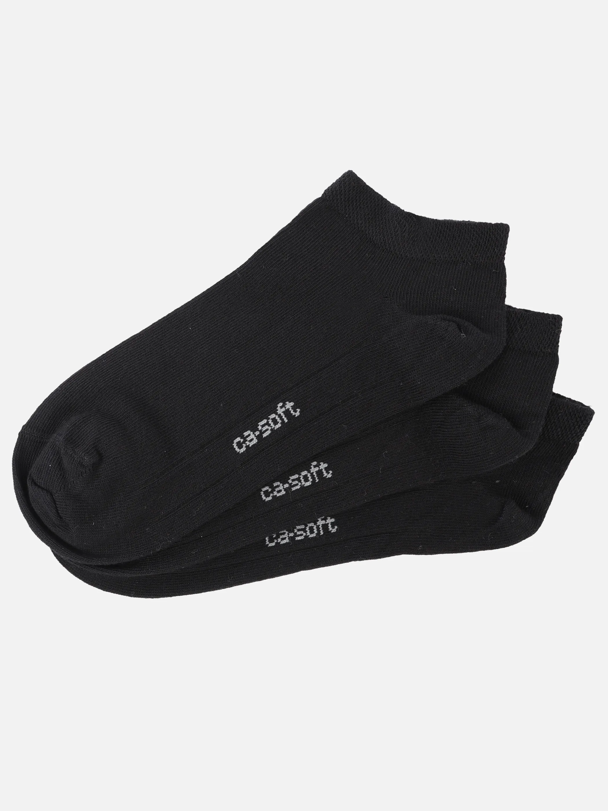 Camano 3003 He-Soft Sneaker 3er Pack Schwarz 809763 0005 1