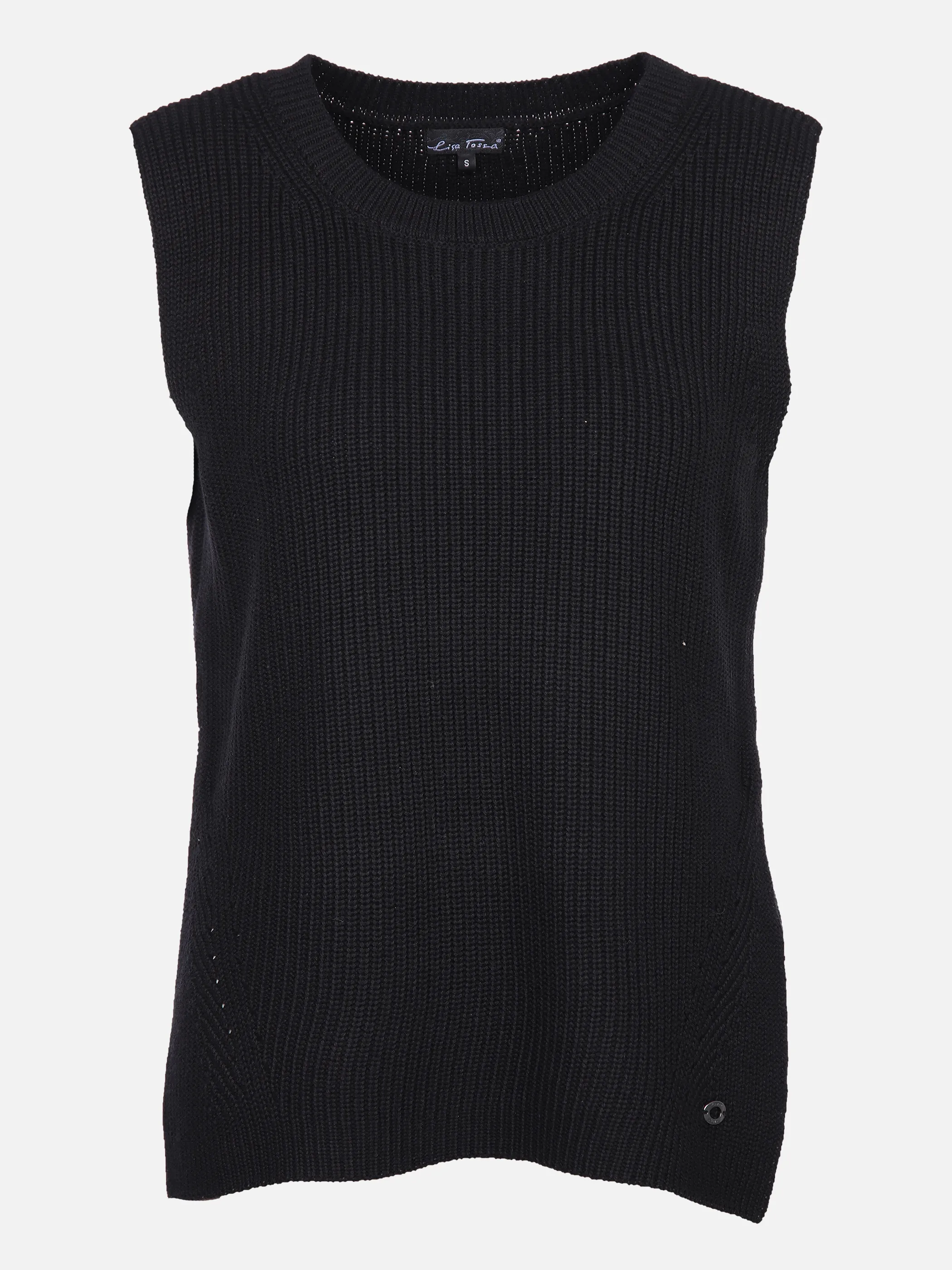 Lisa Tossa Da-Pullunder m.Rundhals Schwarz 867607 SCHWARZ 1