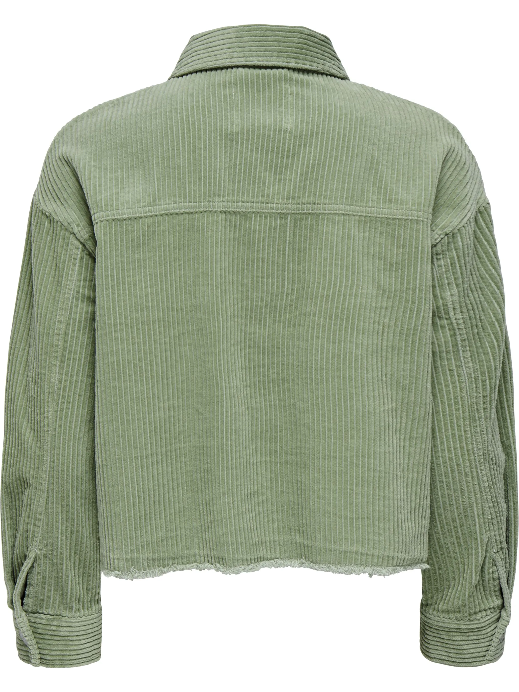 Only ONLY 15222456 ONLMARINA-ENY LIFE L/S CORD JACKET Grün 913013 213591
