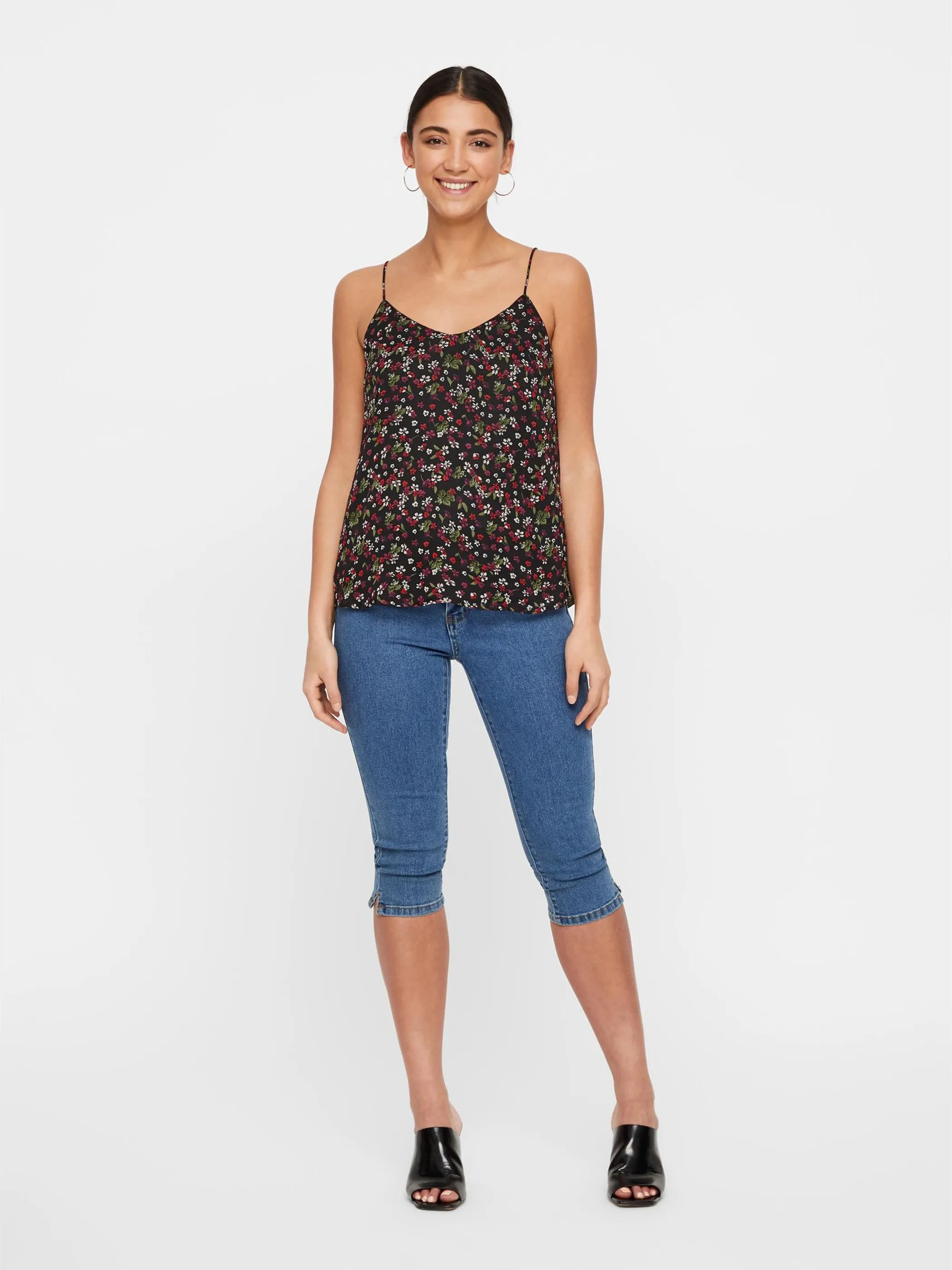 Vero Moda 10193077 VMHOT SEVEN 3/4 DNM Schwarz 780222 178001 4 Vero Moda 10193077 VMHOT SEVEN 3/4 DNM Schwarz 780222 178001 4
