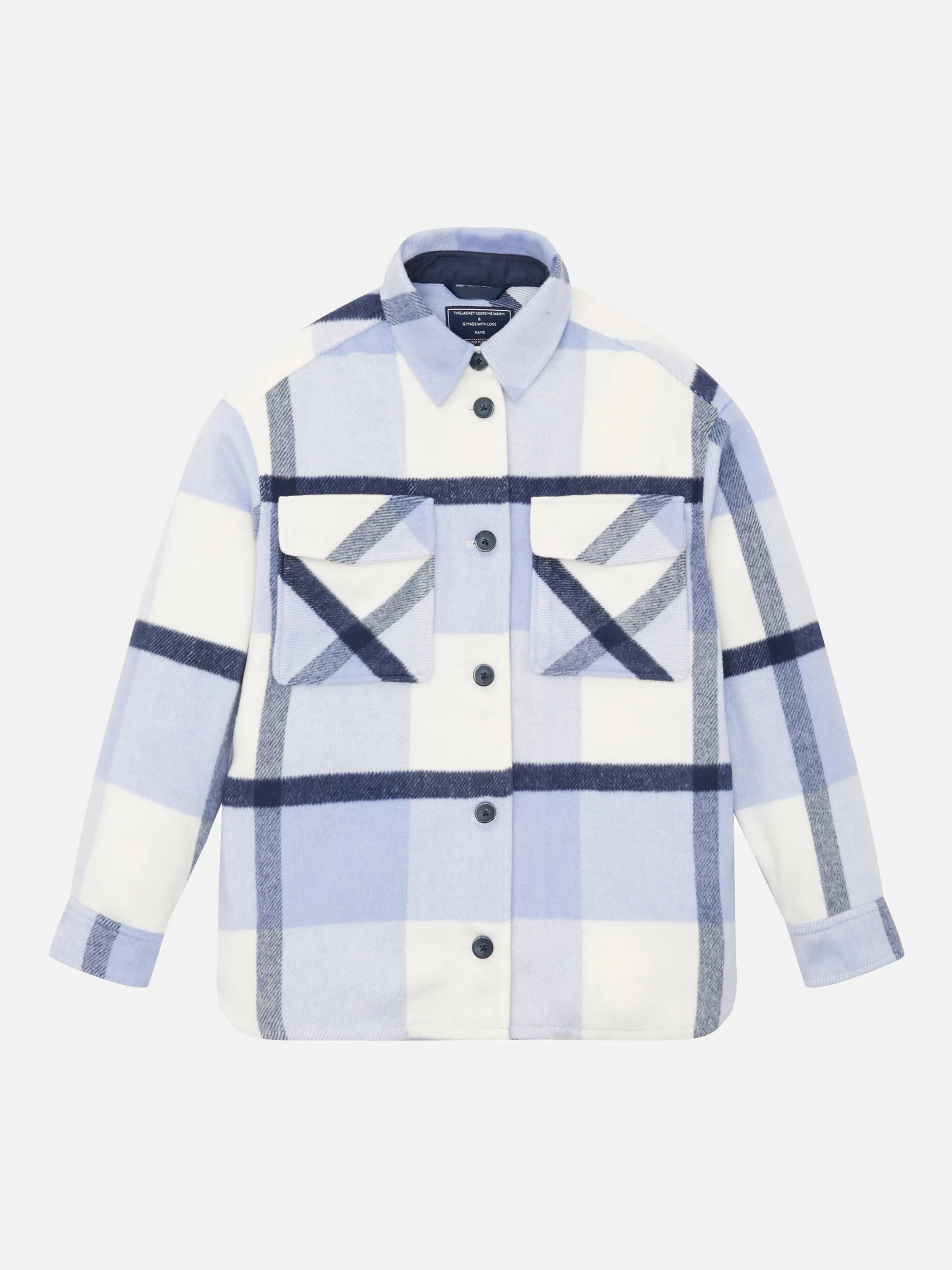 Tom Tailor 1033322 checked overshirt Blau 869651 30269 1