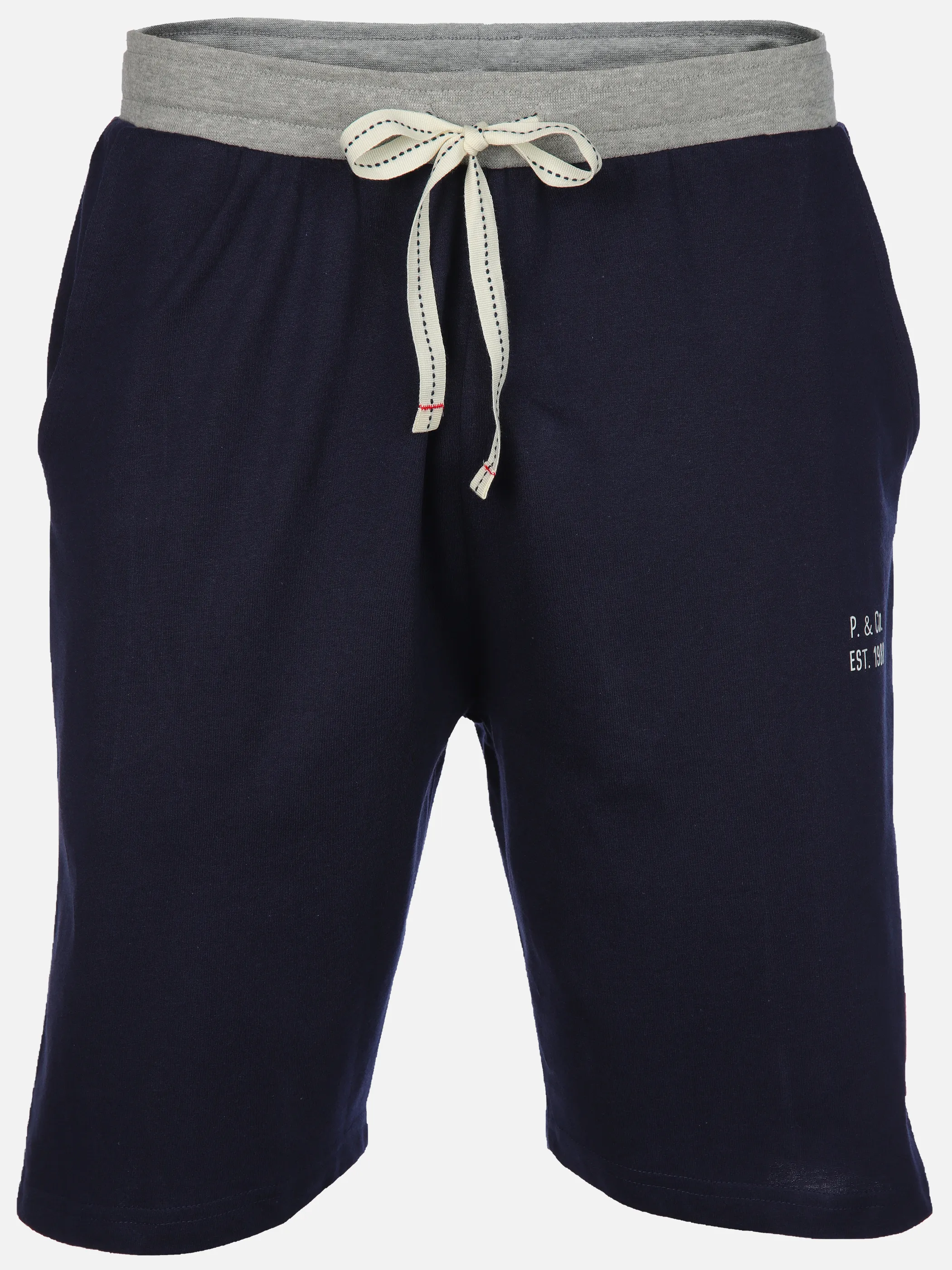 Phil+Co He. Schlafbermuda mit Druck Blau 906804 NAVY 1