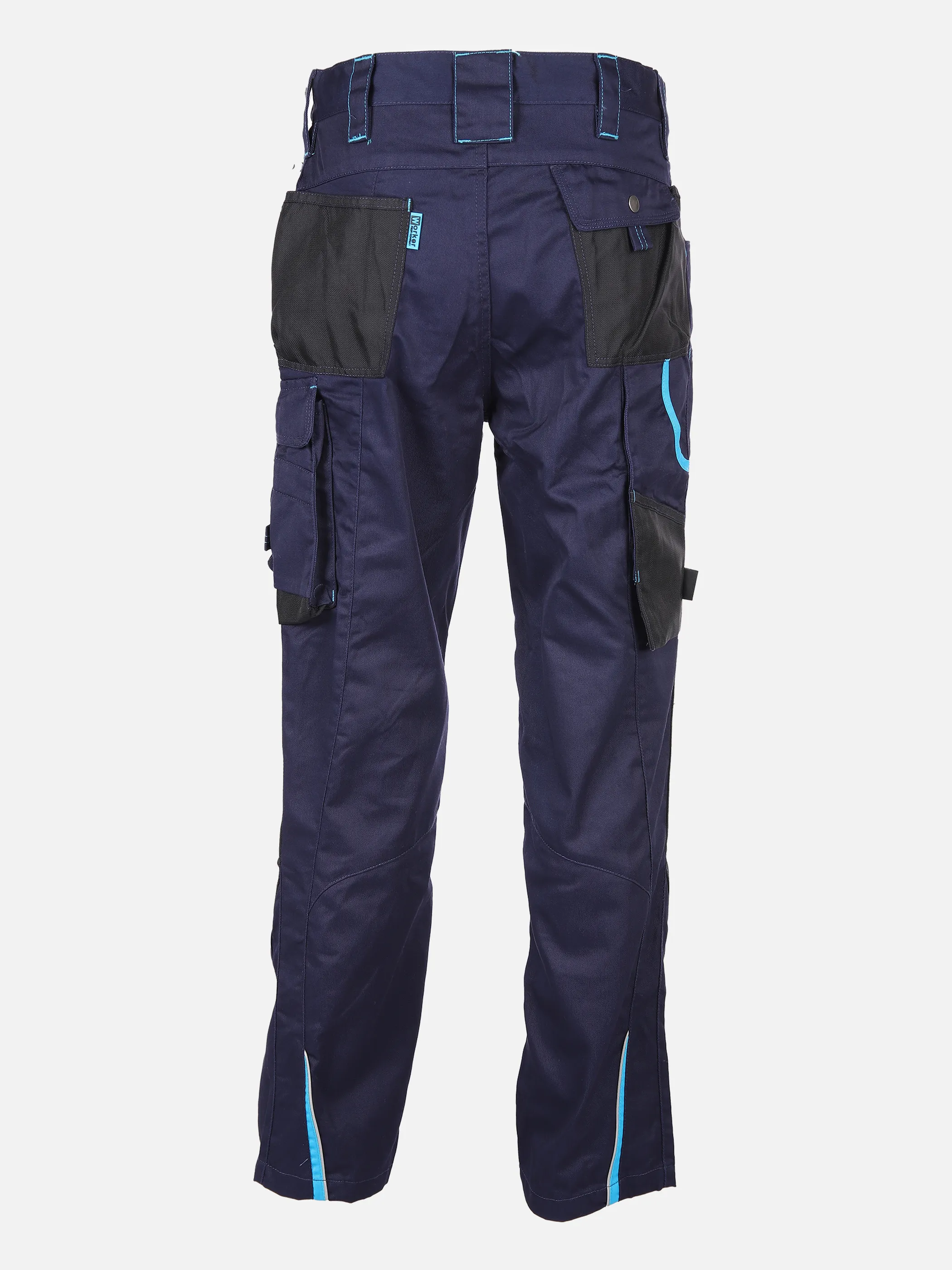 Worker He. Berufshose Neon Blau 828782 NAVY/AQUA 2