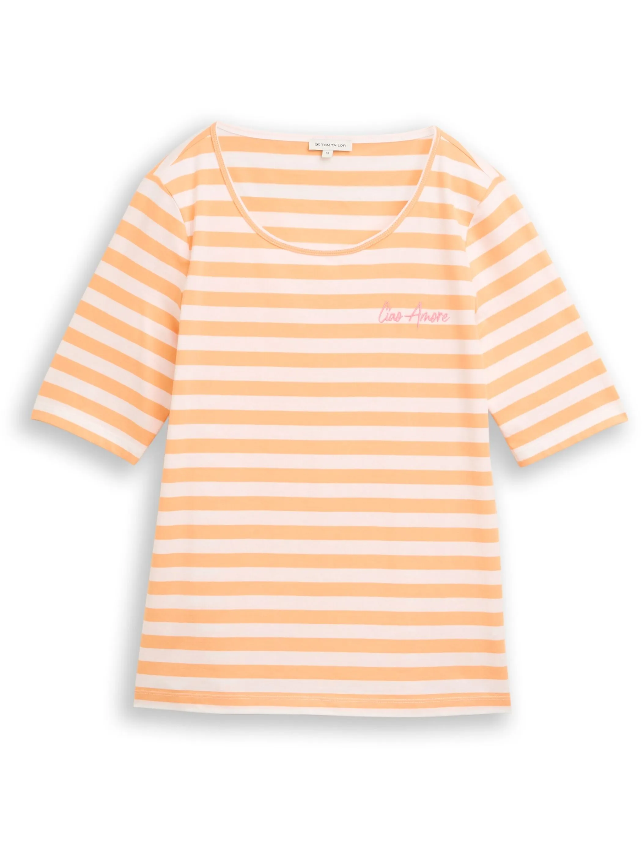 Tom Tailor 1051218 T-Shirt small embro Orange 926015 40327 5
