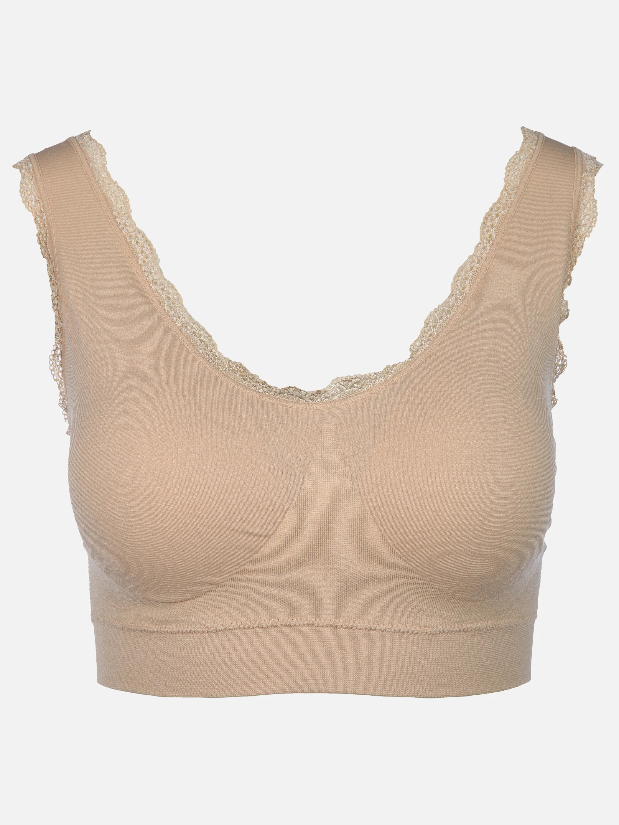 Sure Da. Bustier Seamless mit Spitze Beige 905034 BEIGE 1