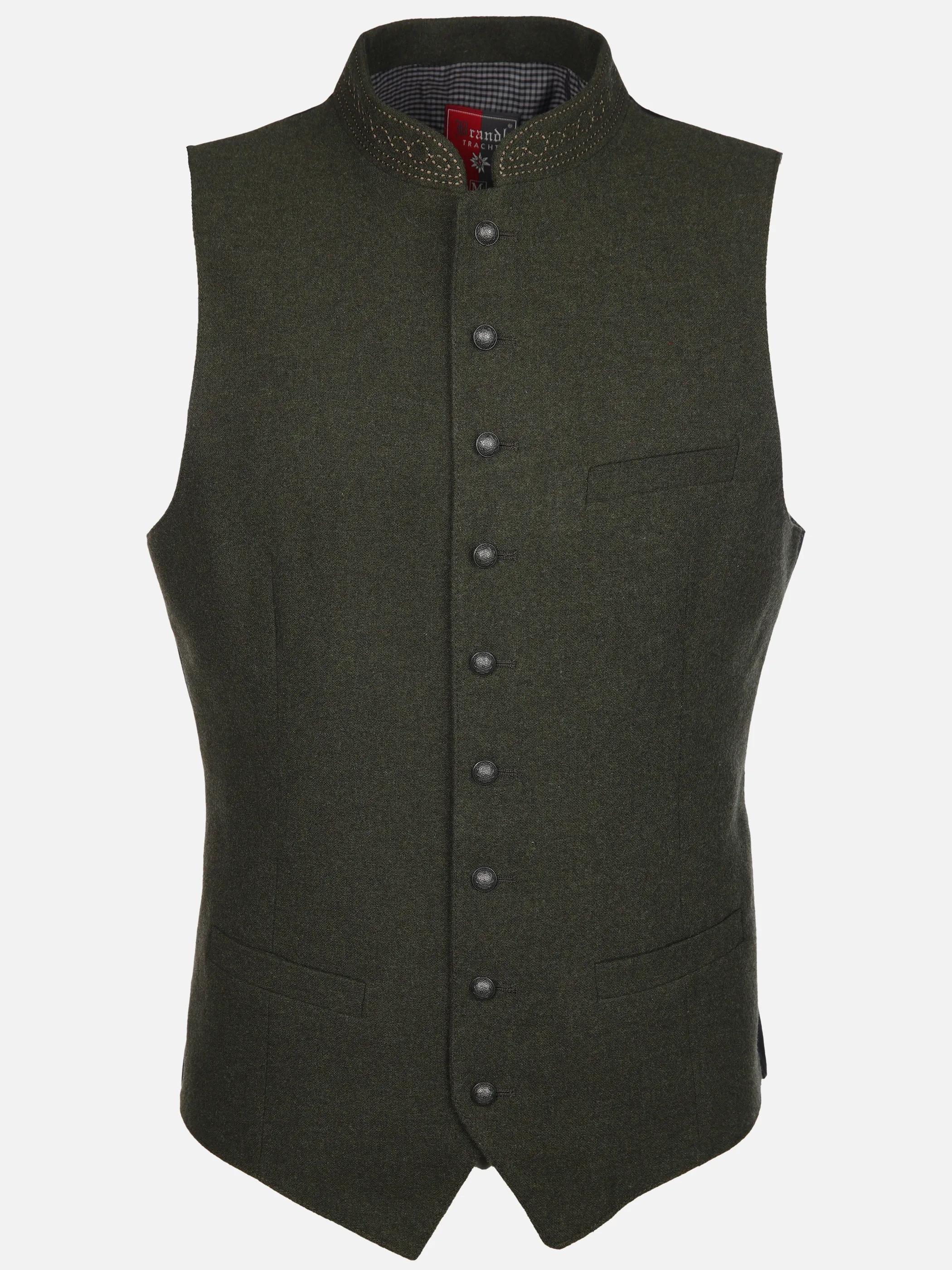Brandl Tracht He. Woll-Trachtenweste Oliv 909487 KHAKI 1