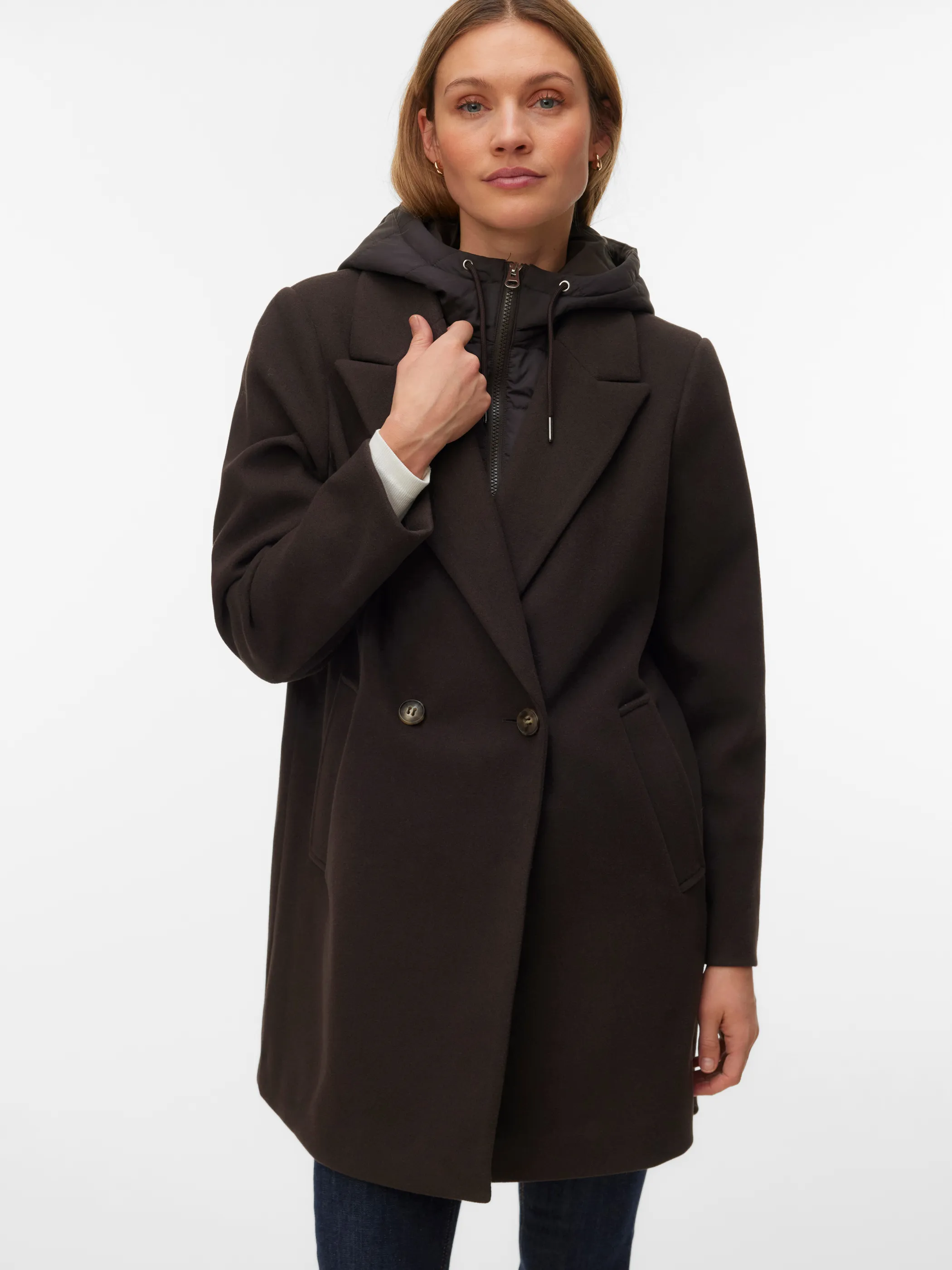 Vero Moda 10332379 VMGRACE COAT BOO Braun 929235 297957 2