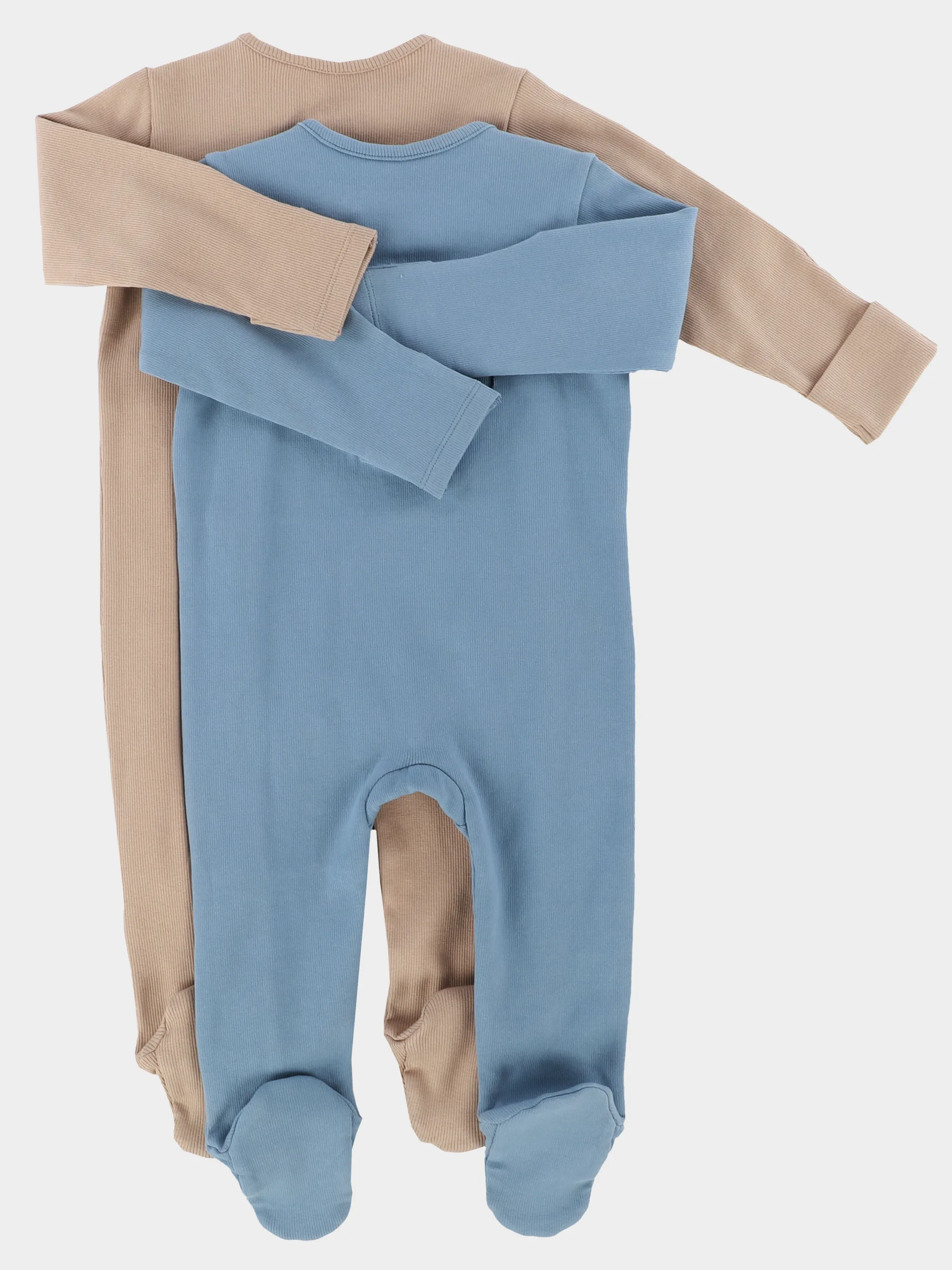 Bubble Gum BJ 2er Pack Pyjama mit Hasen Print braun/blau Braun 913430 BRAUN/BLAU 2