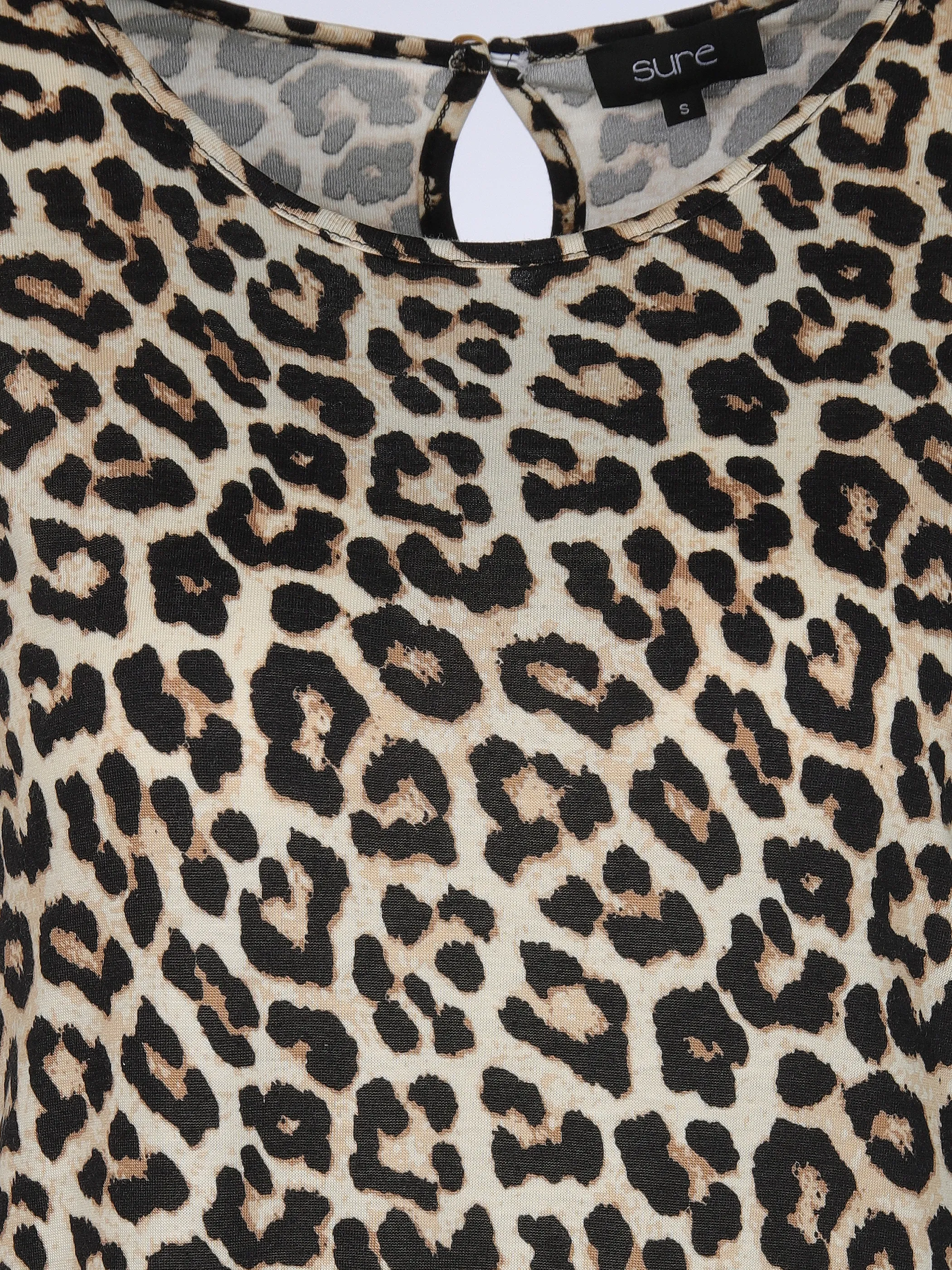 Sure Da-Kleid m. Print Braun 908084 LEO 3