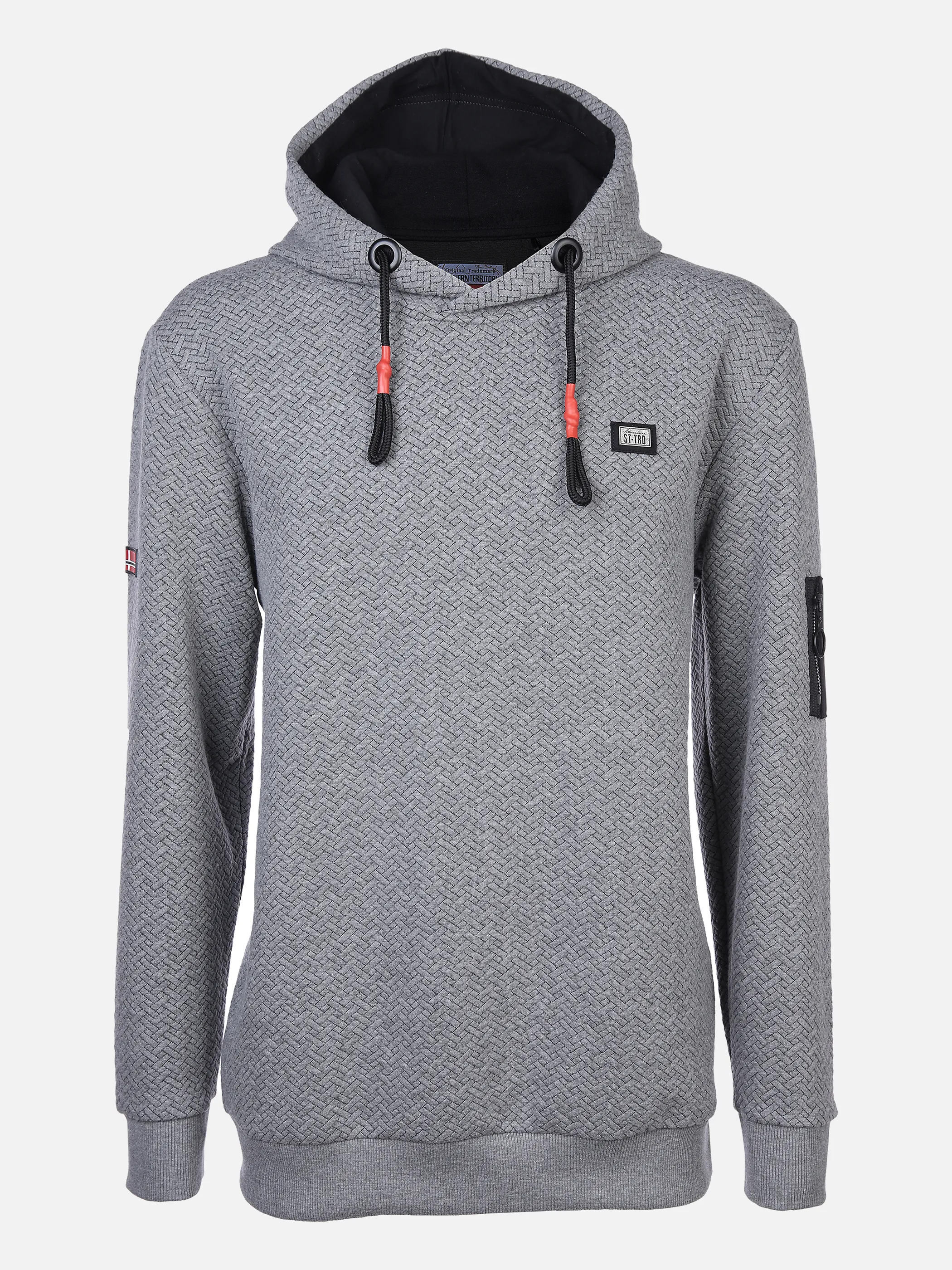 Southern Territory He. Kapuzensweatshirt waffle Grau 874389 GRAU MEL 1 Southern Territory He. Kapuzensweatshirt waffle Grau 874389 GRAU MEL 1