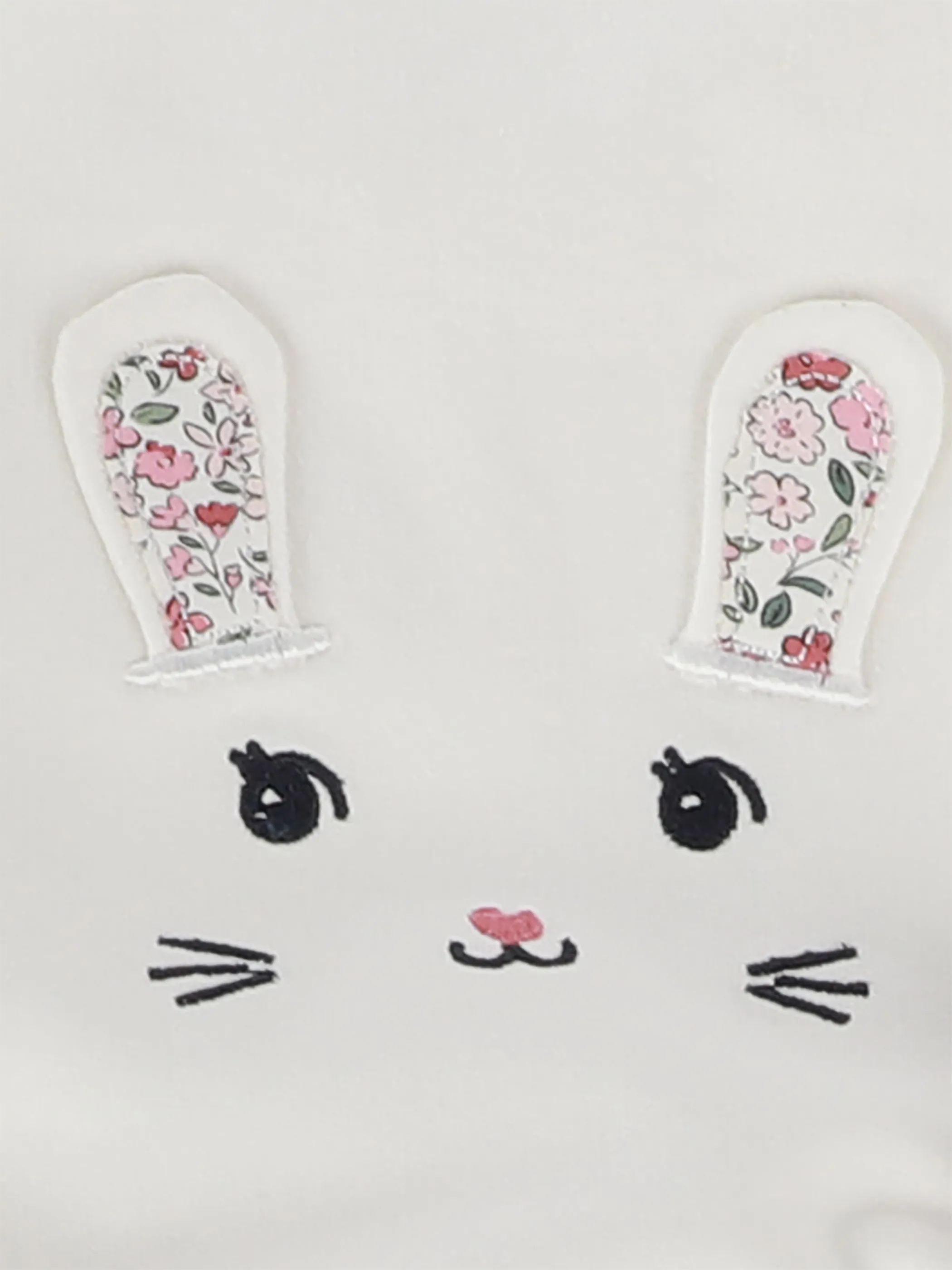 Bubble Gum BM Set Shirt mit Hasenappli,Hose mit AOP +Headband Weiß 921540 WE 3