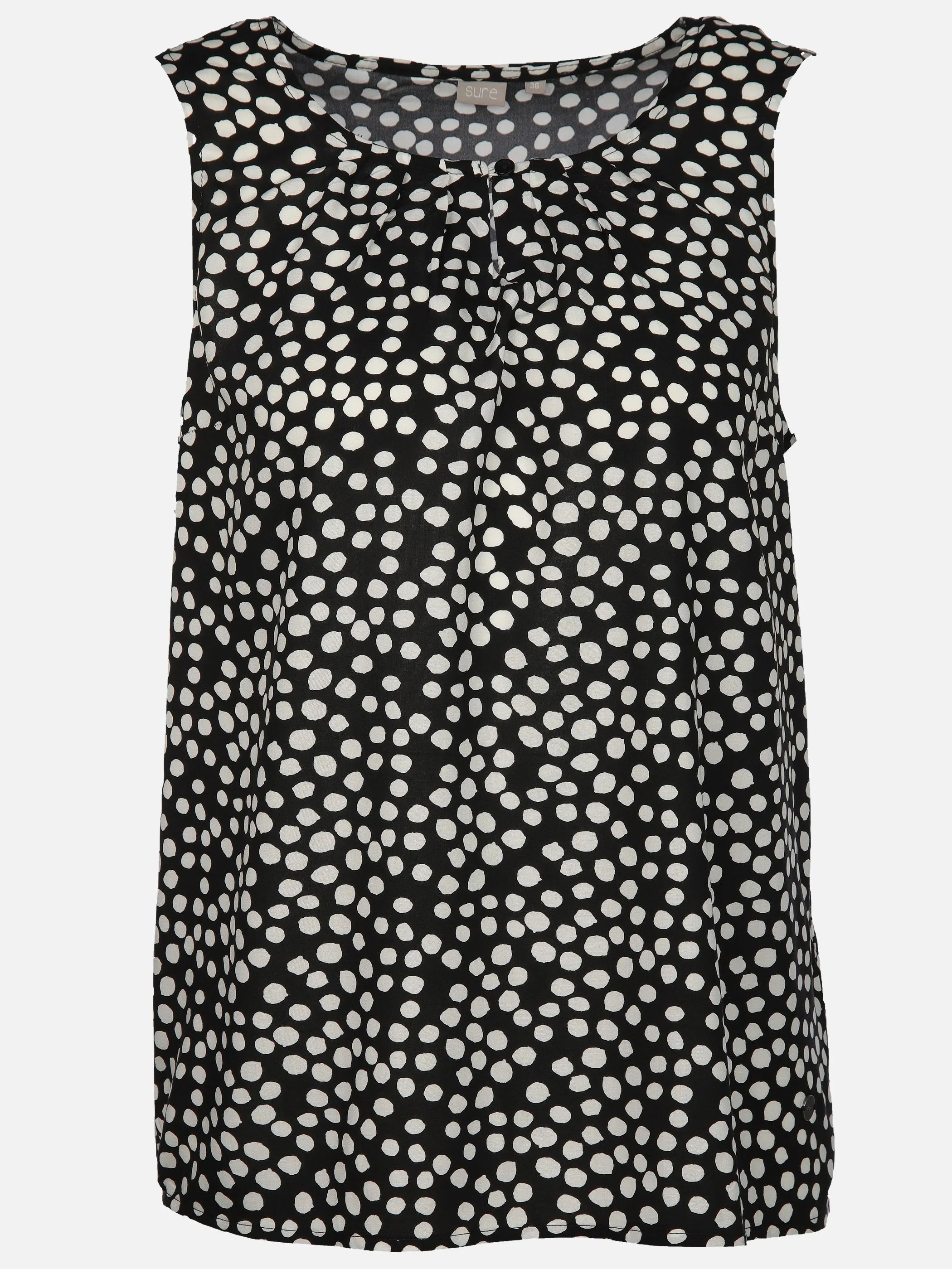 Sure Da-Top m. Knopf Schwarz 905775 SW/WEIß 1
