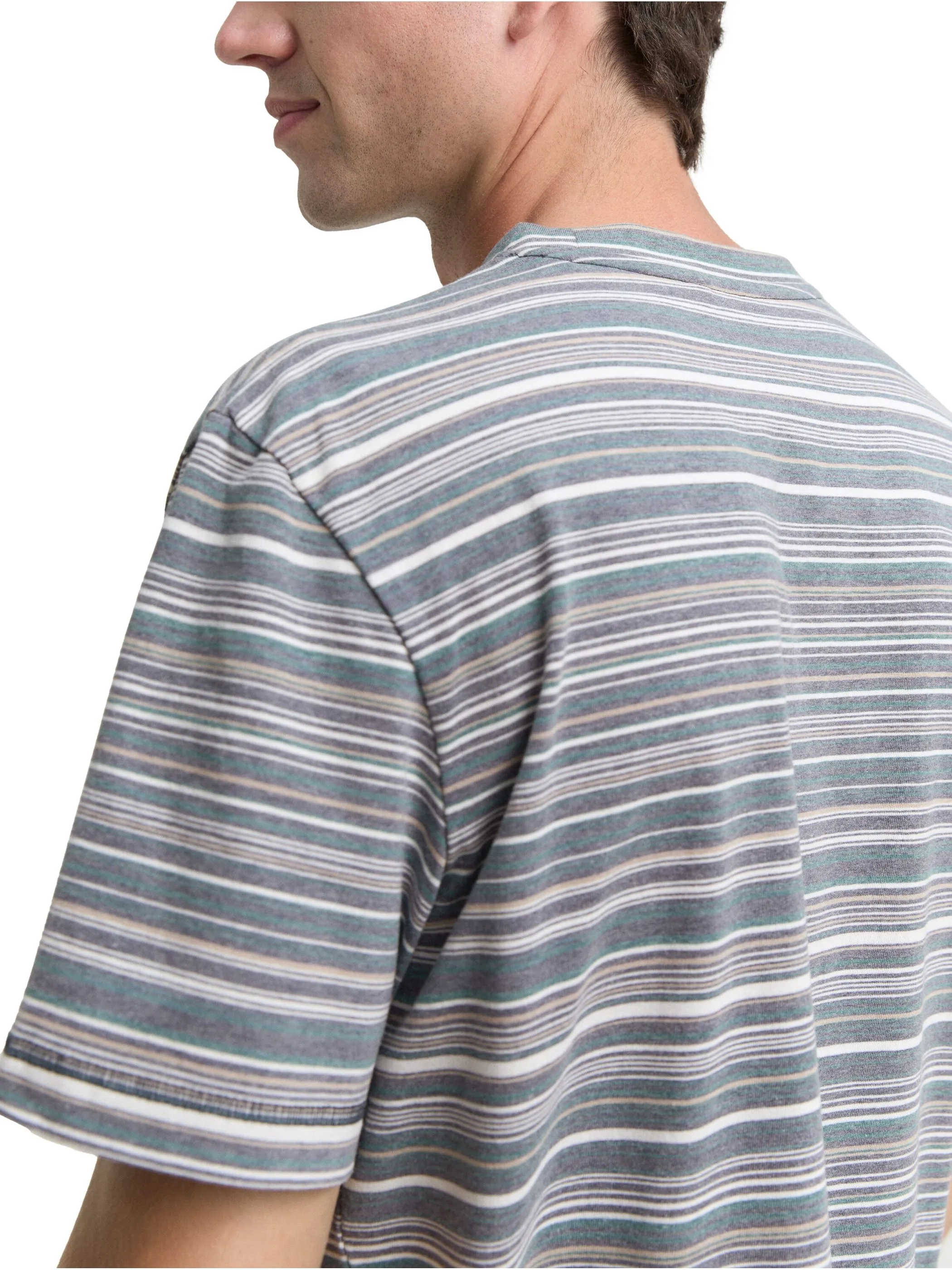 Tom Tailor 1047796 striped t-shirt Blau 914870 38605