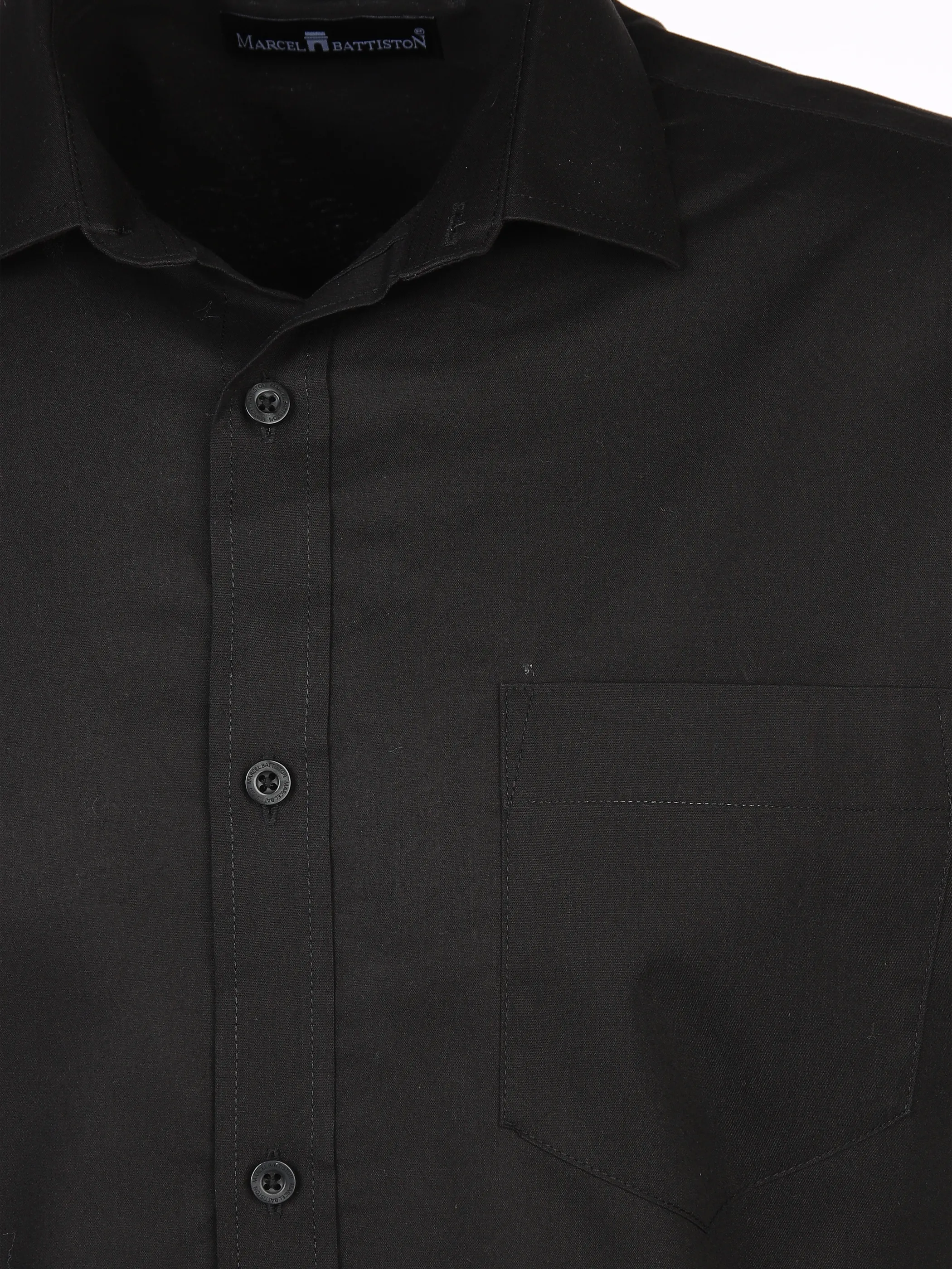 Marcel Battiston He. Cityhemd 1/2 Arm basic MF Schwarz 891007 BLACK 3 Marcel Battiston He. Cityhemd 1/2 Arm basic MF Schwarz 891007 BLACK 3
