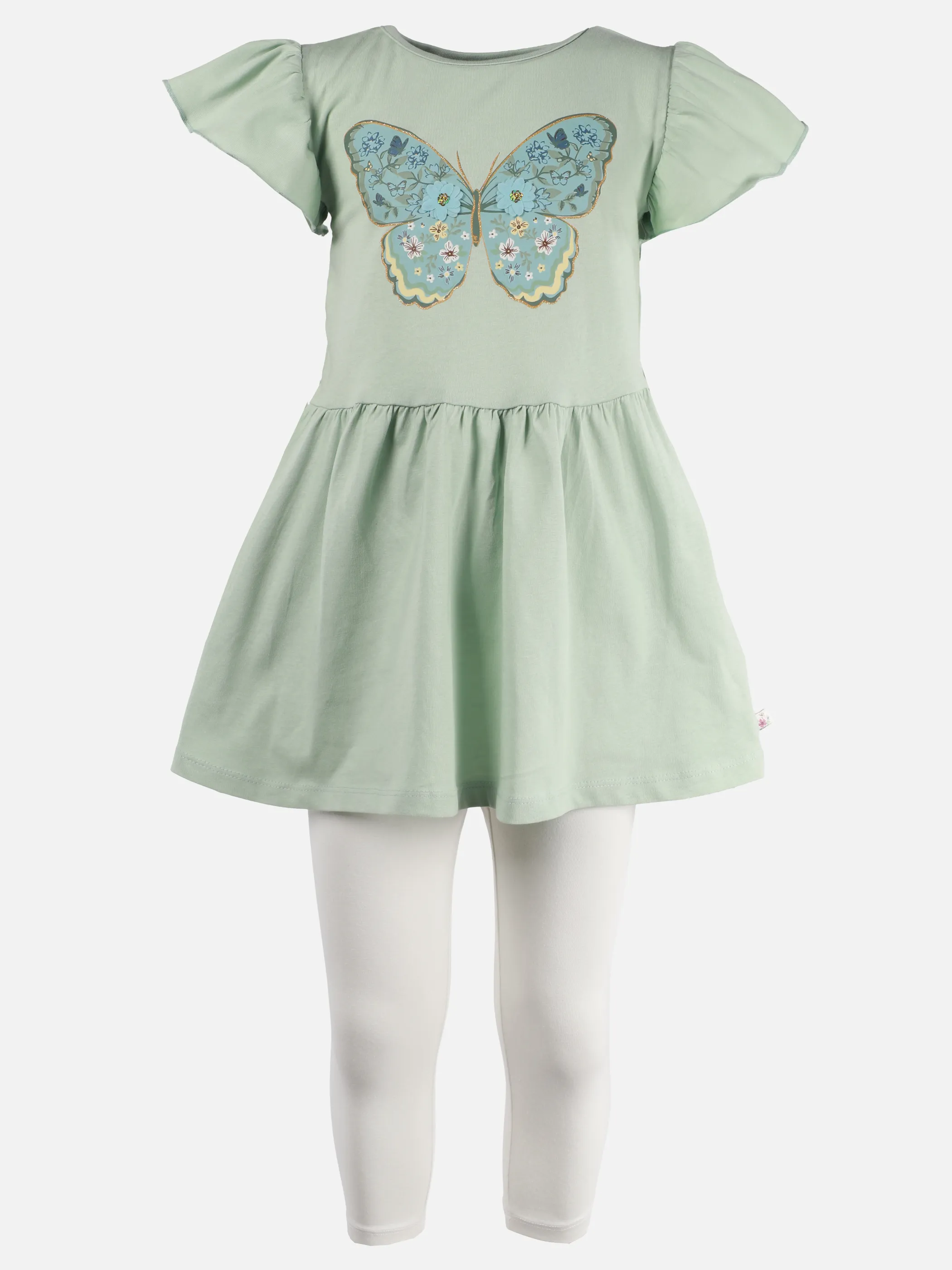 One Way MG 3pcs Set, tunica FP, tasche grün+Leggings weiß Grün 923231 GRÜN/WEIß 1