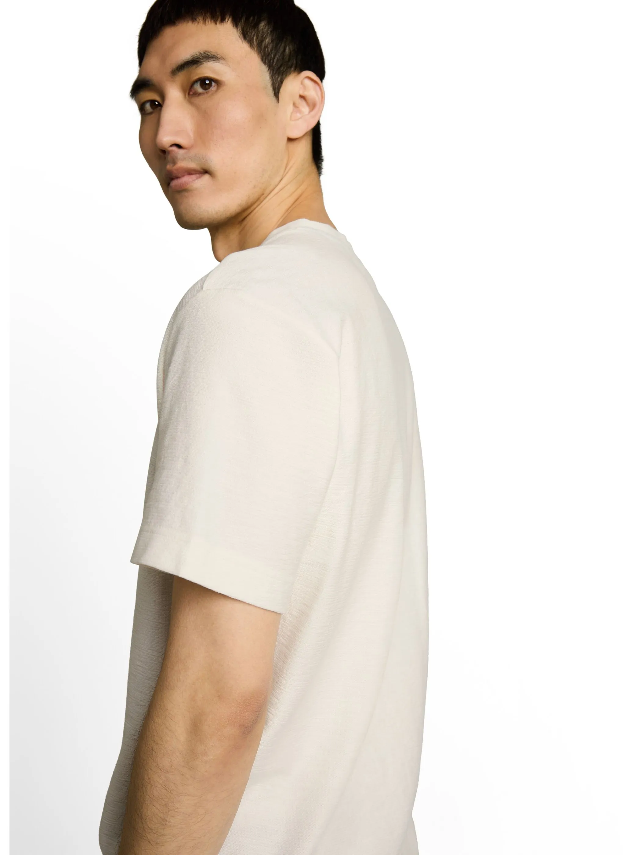 Tom Tailor 1051168 NOS structured  t-shirt Weiß 926454 10348 3