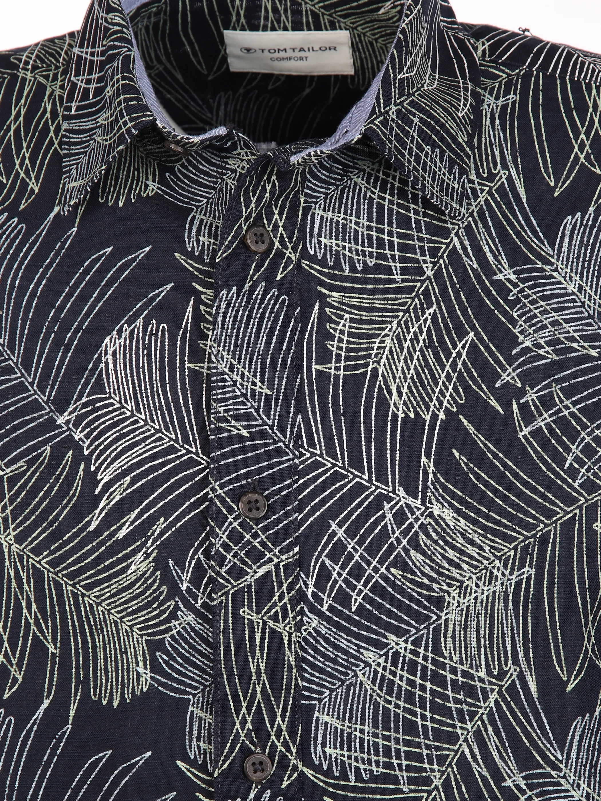 Tom Tailor 1040128 comfort printed shirt Blau 890955 35095 3 Tom Tailor 1040128 comfort printed shirt Blau 890955 35095 3