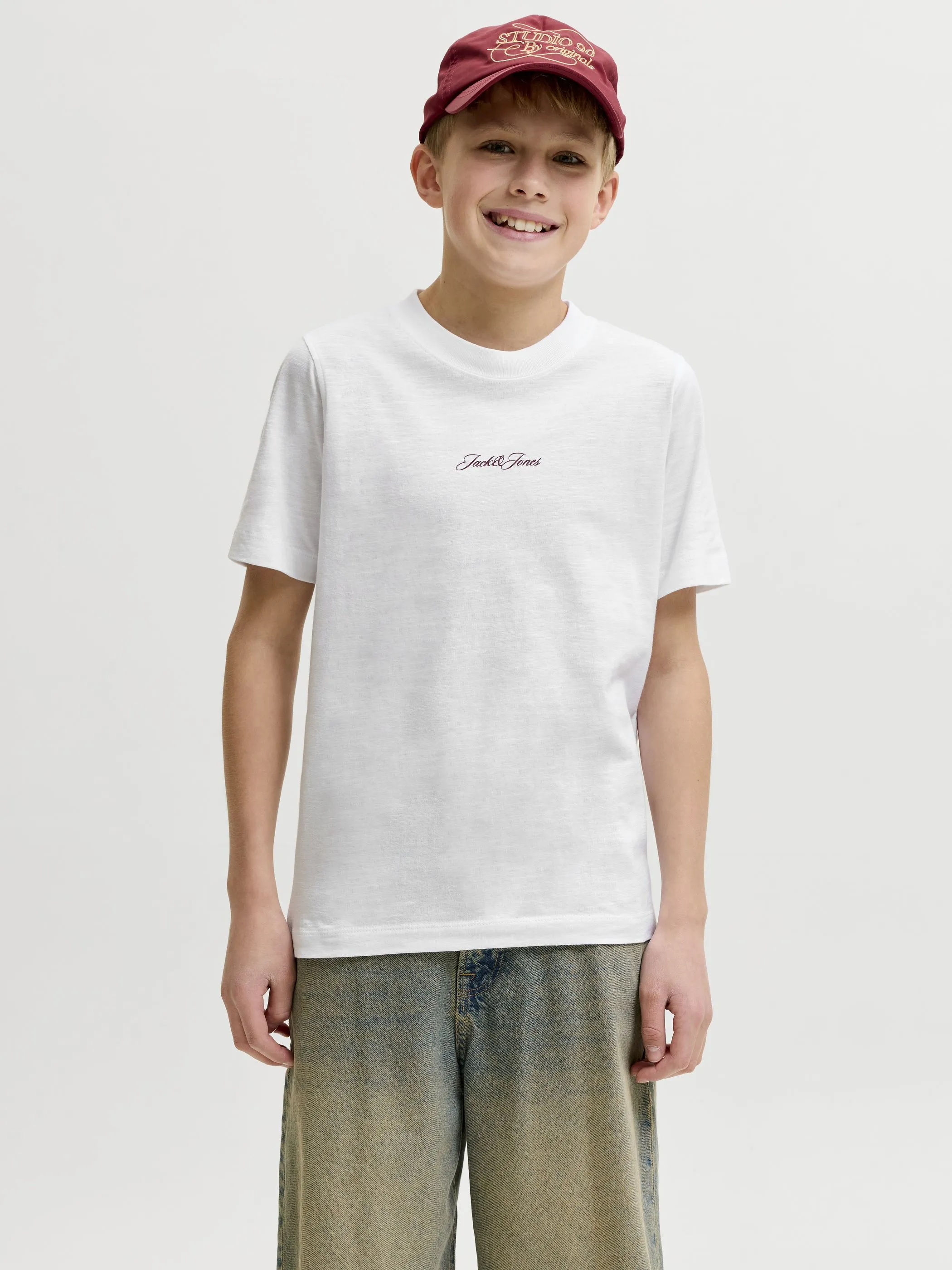 Jack&Jones Junior 12297188 JORCASSIS AOP ELEMENT Weiß 927589 177627 1