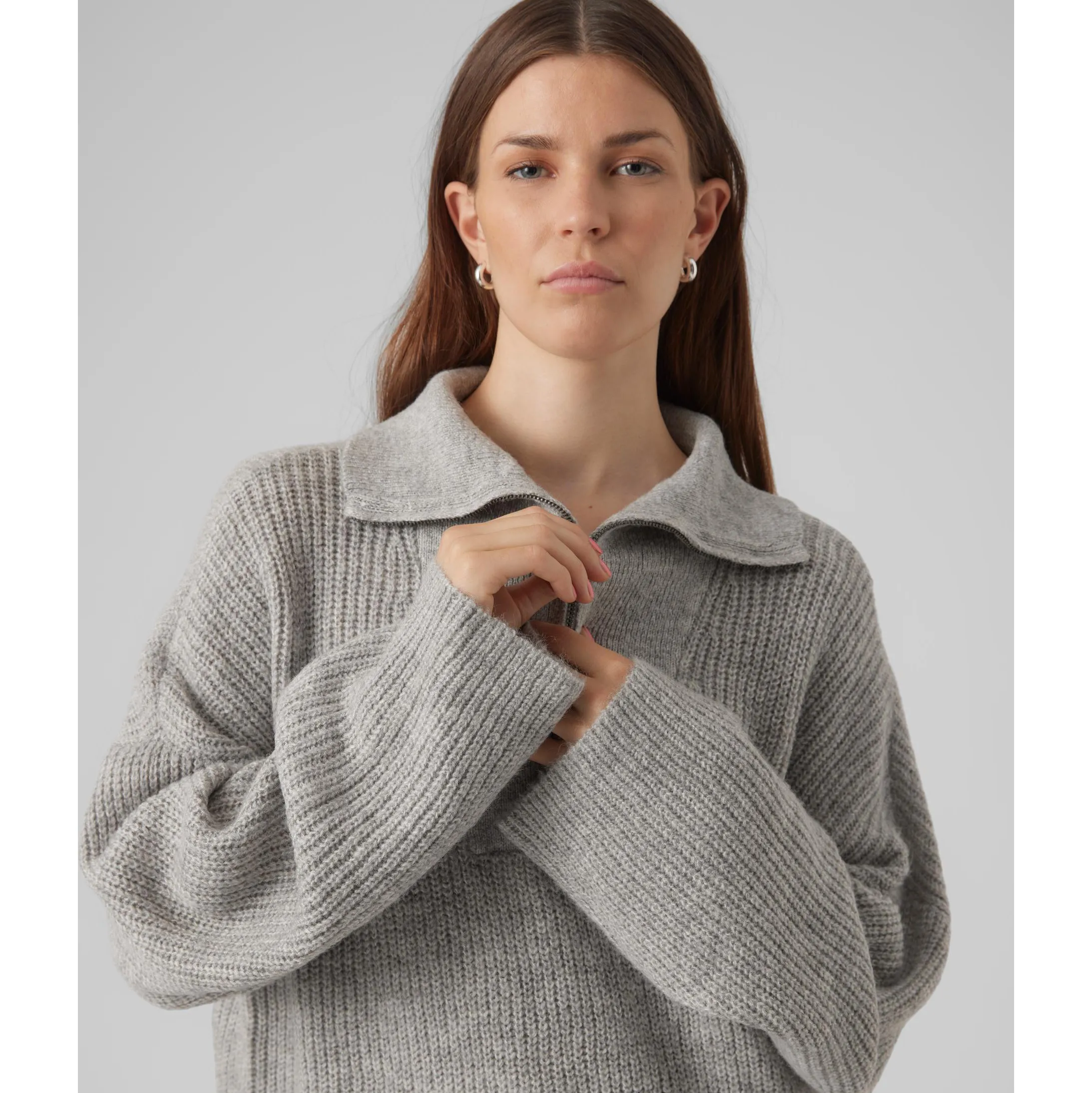 Vero Moda 10298383 VMPERNILLA LS HIGHNEC Grau 884404 178994 4 Vero Moda 10298383 VMPERNILLA LS HIGHNEC Grau 884404 178994 4