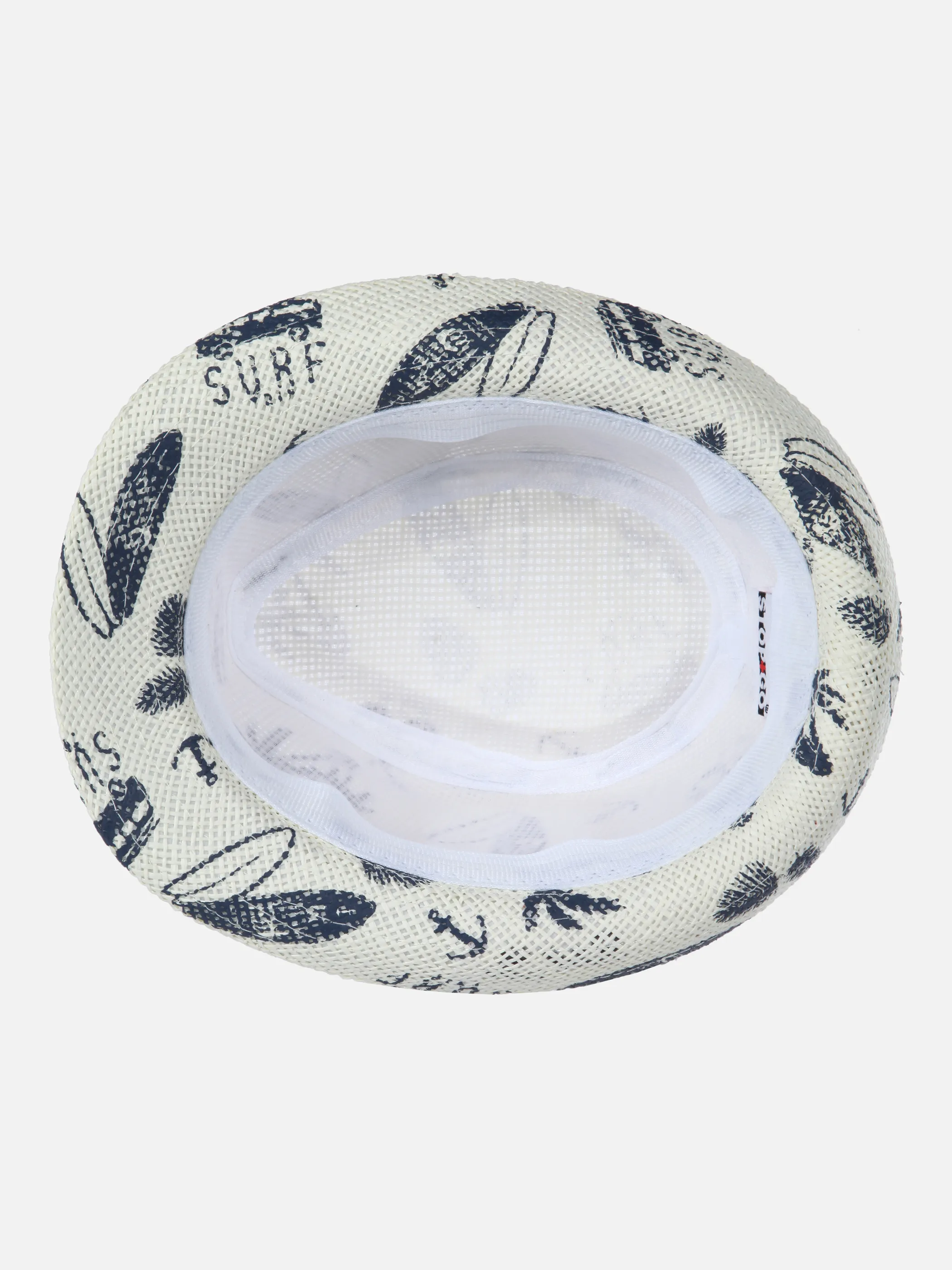 Stop + Go MB Strohhut in beige mit Web Braun 853434 BEIGE 3