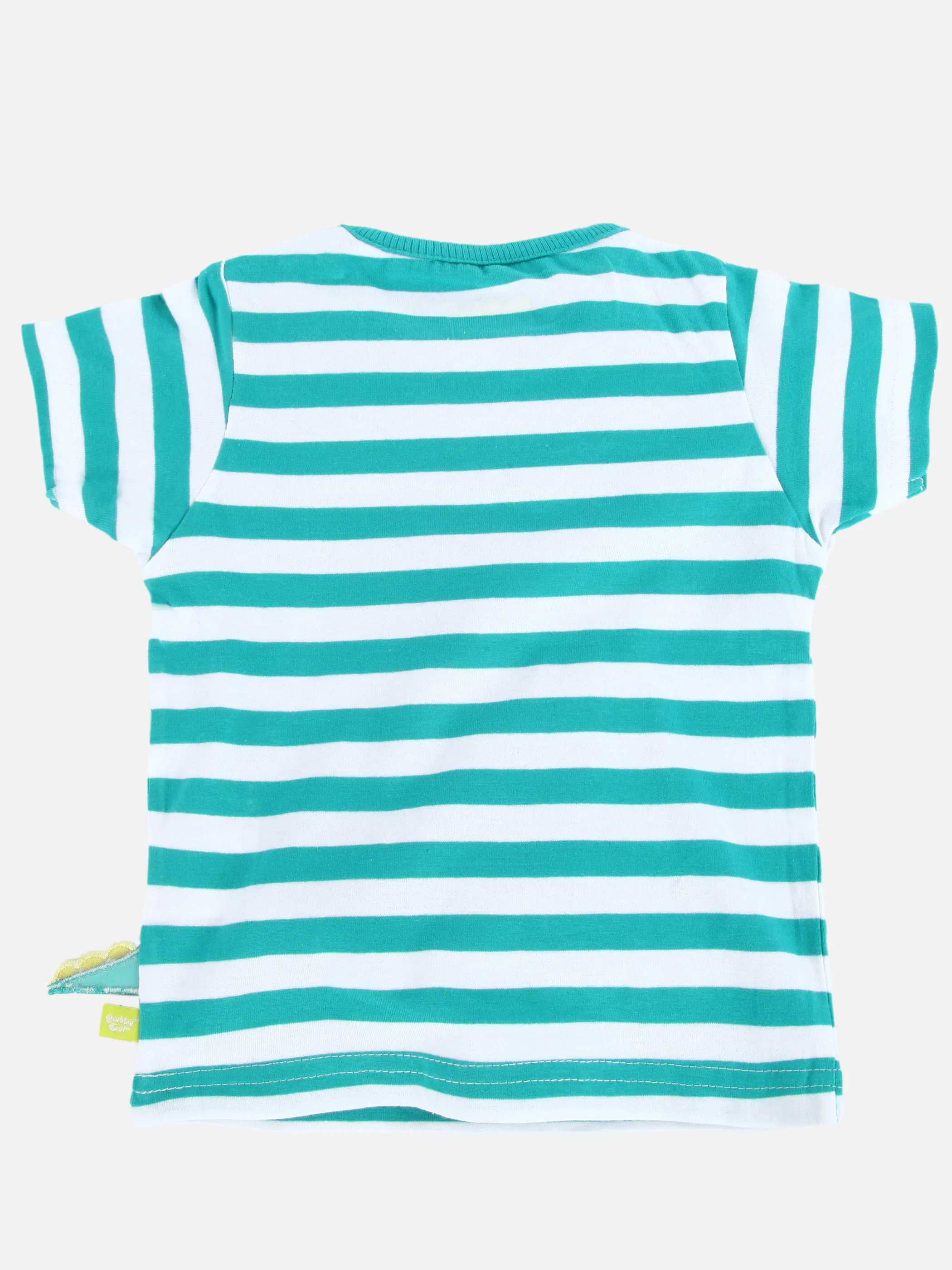 Bubble Gum BJ gestreiftes T-Shirt mit Frontdruck + Appl. Weiß 892720 WEIß-BLAU 2