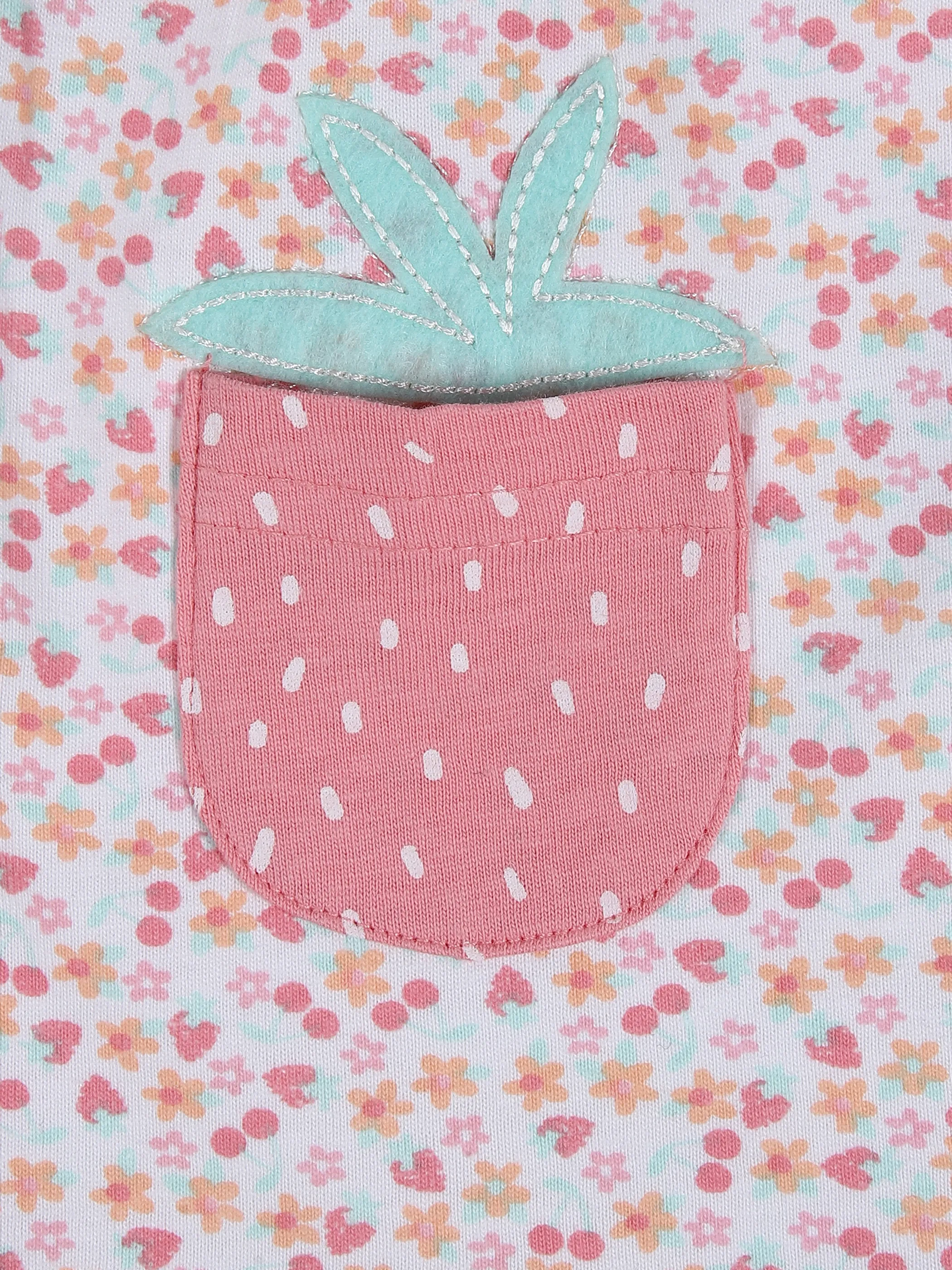 Bubble Gum BG Kleid 3/4 + falschem Bolero Rosa 851676 ROSA 3