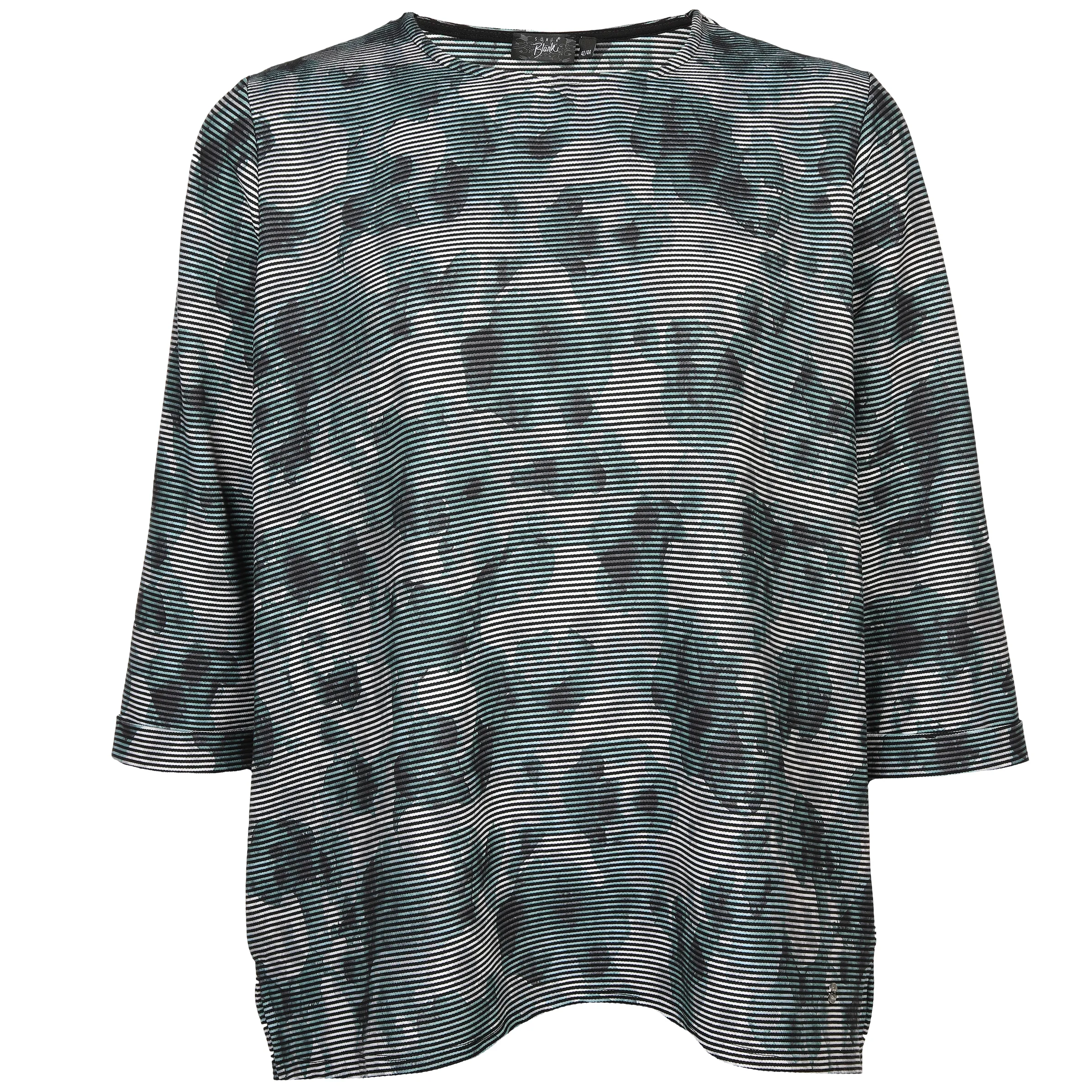 Sonja Blank Da-gr.Gr.Sweatshirt m.3/4 Arm Türkis 886955 JADE GEM 1 Sonja Blank Da-gr.Gr.Sweatshirt m.3/4 Arm Türkis 886955 JADE GEM 1