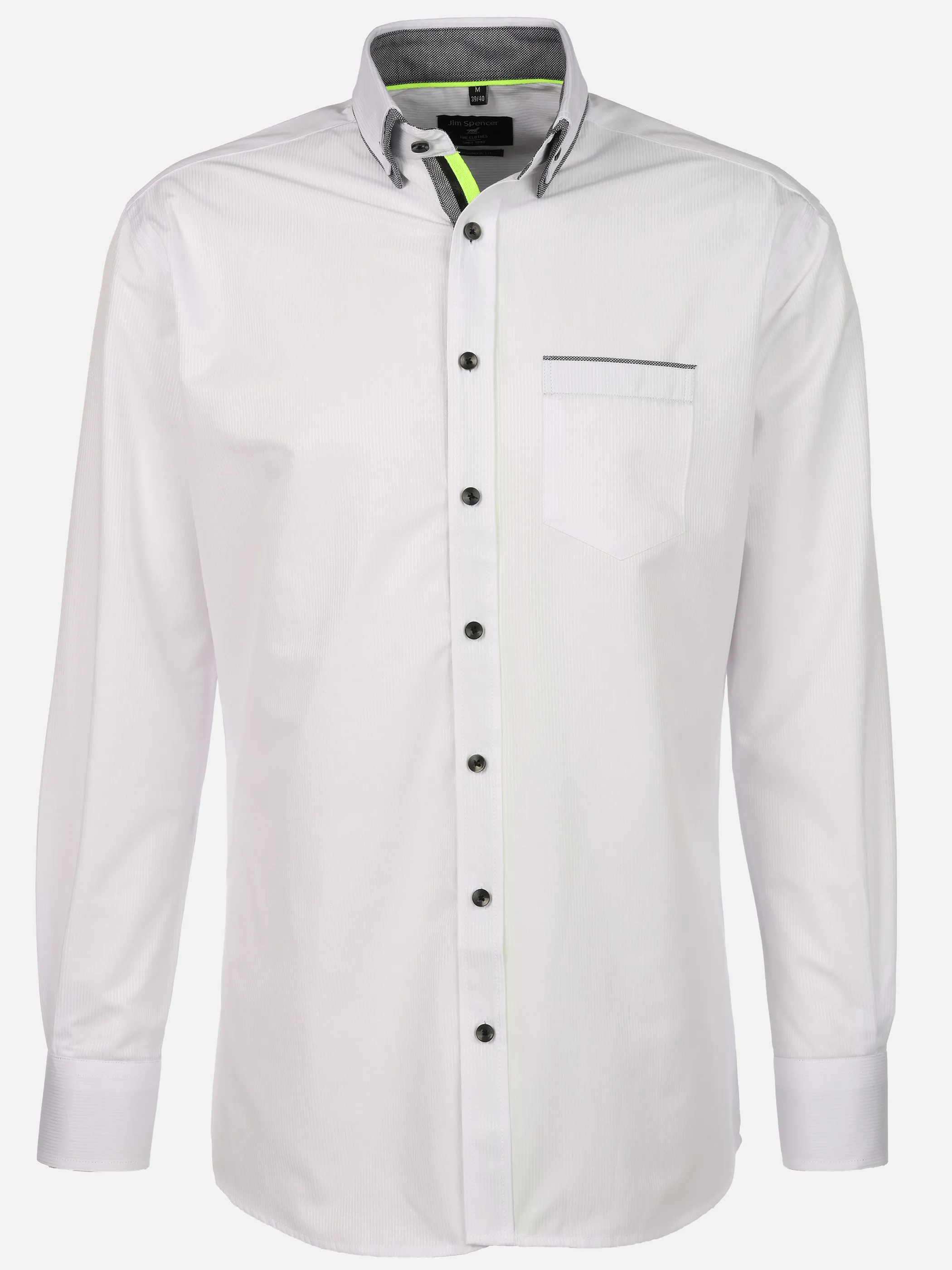 Jim Spencer He. Cityhemd 1/1 Arm celebrate Weiß 928343 WHITE 1