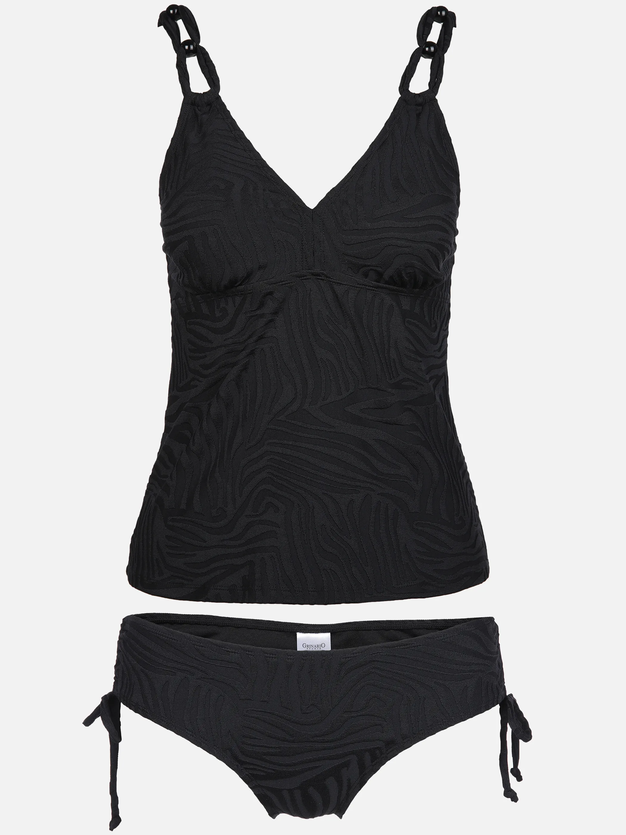 Grinario Sports Da-Tankini-Set, mit Strucktur, C-Cup Schwarz 892100 BLACK 1
