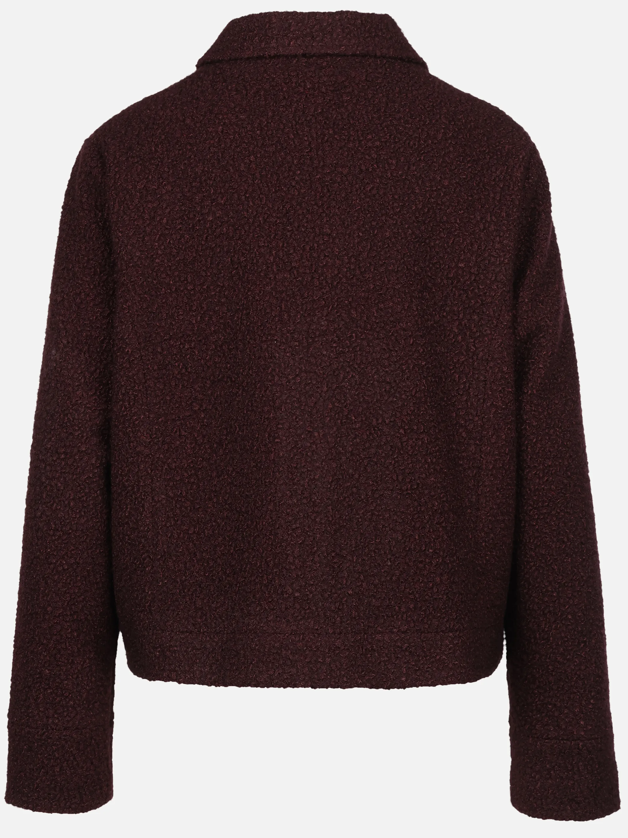 Lisa Tossa Da-Bouclé Jacke, cropped Rot 929148 BORDEAUX 2