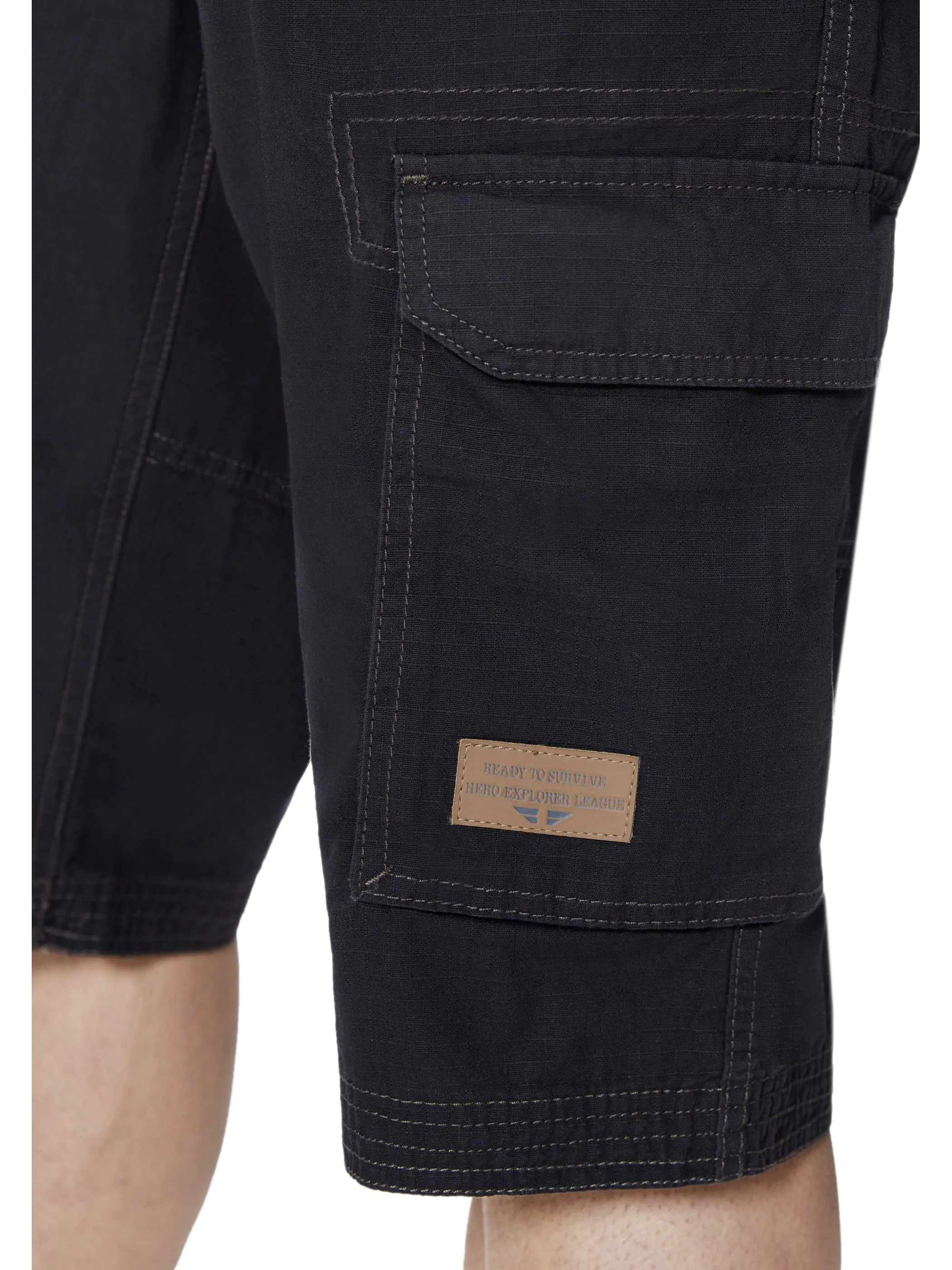 HERO by John Medoox 71360280006117 He. Shorts/Berm Grau 913938 6117 3