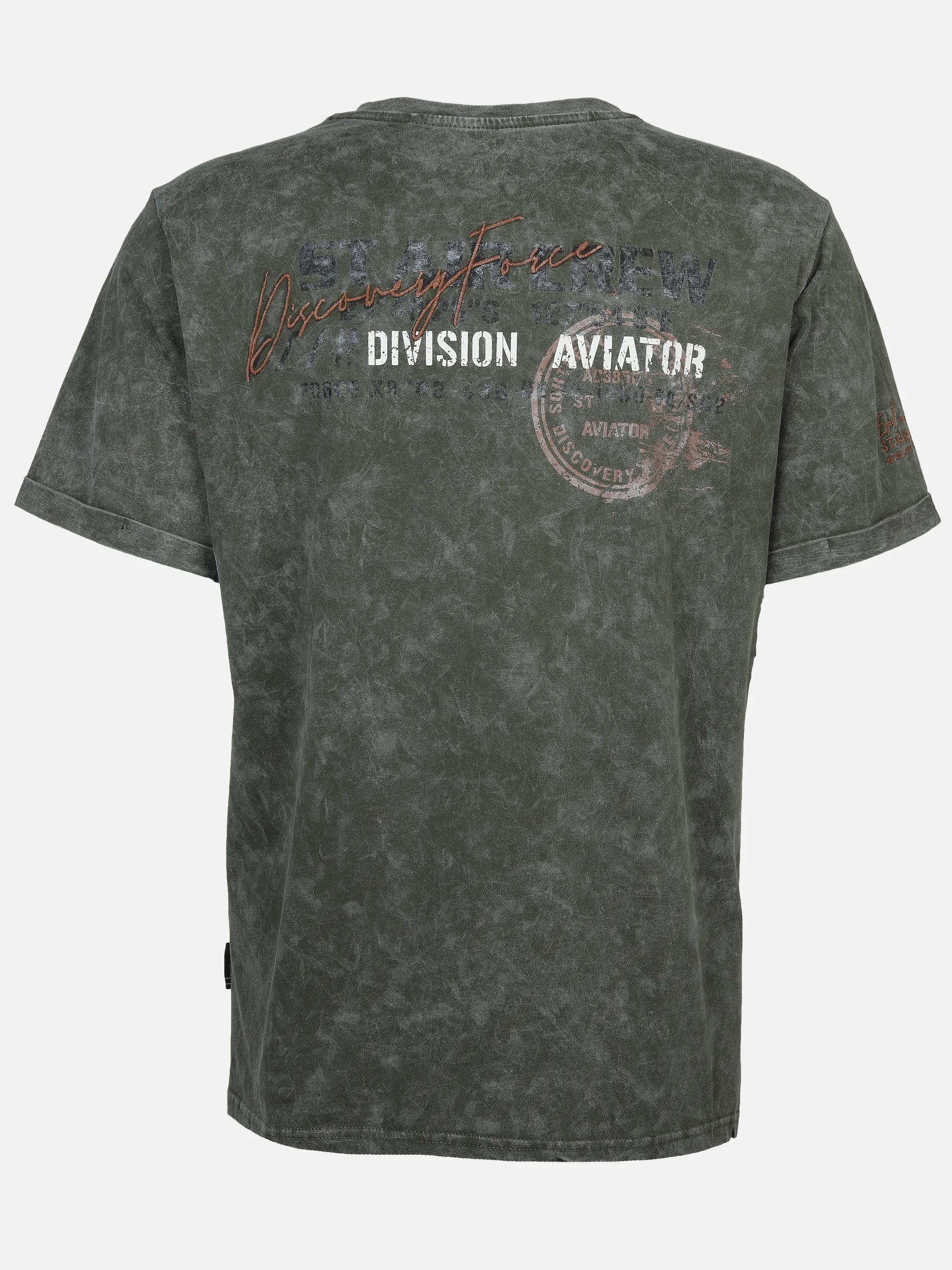 Southern Territory He. Henleyshirt 1/2 Arm 2in1 w Oliv 892331 OLIVE 2