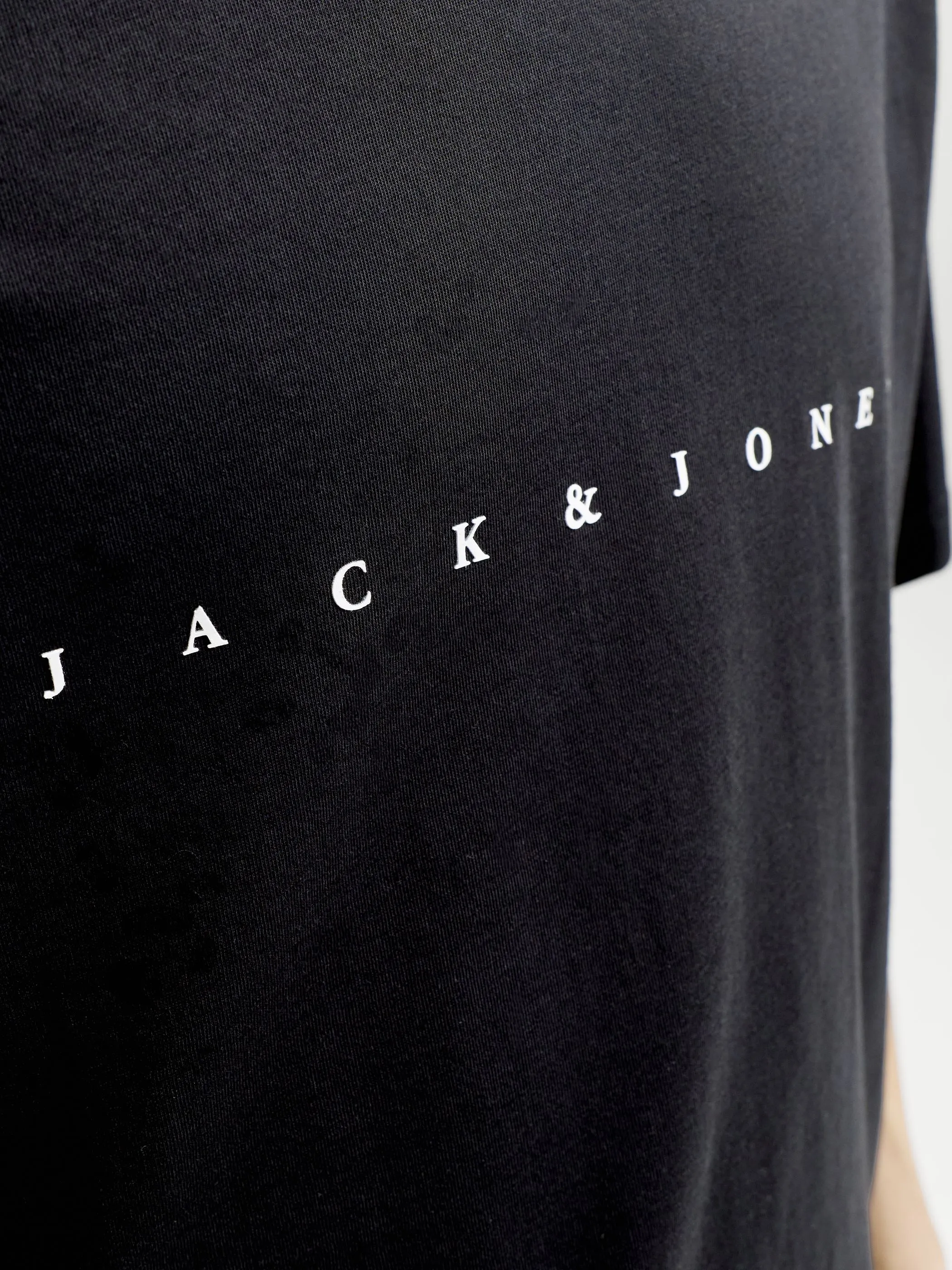 Jack Jones 12234746 JJESTAR JJ TEE SS NOO Schwarz 886675 178012 3