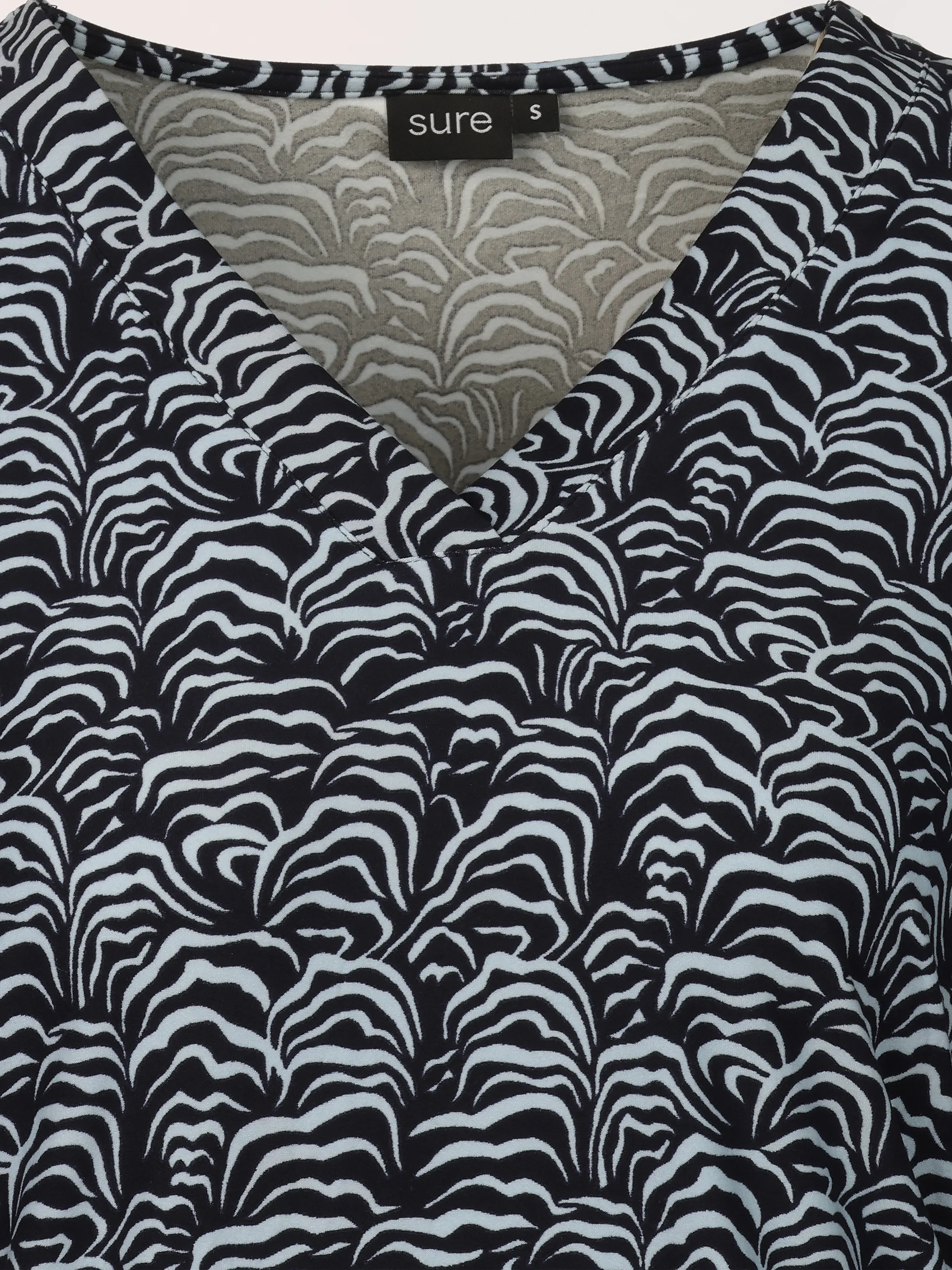 Sure Da-Shirt m. Alloverprint Pink 922325 NOSEGAY 3