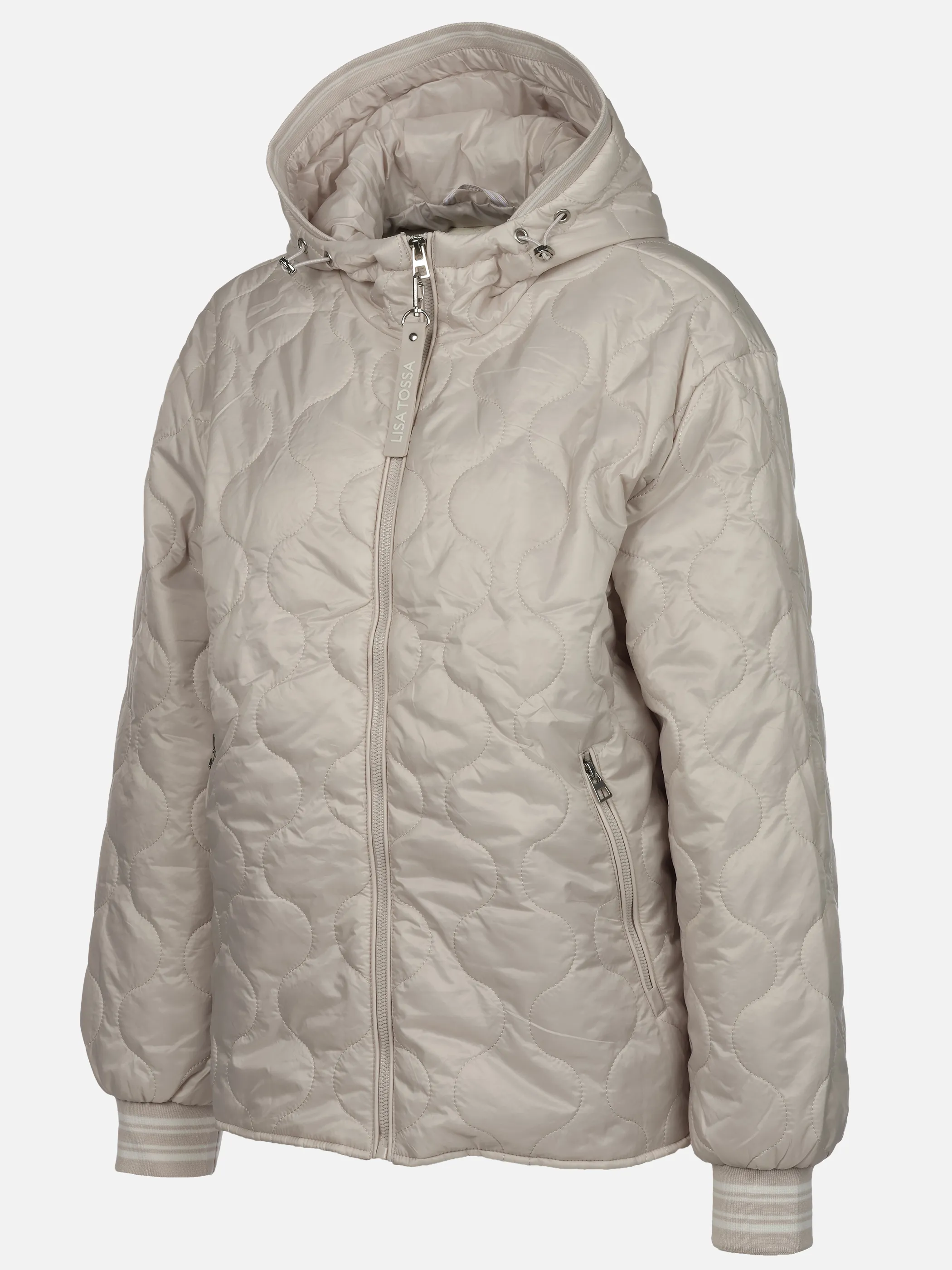 Lisa Tossa Da-Jacke, gesteppt m. Kapuze Beige 920189 FRENCH OAK 3