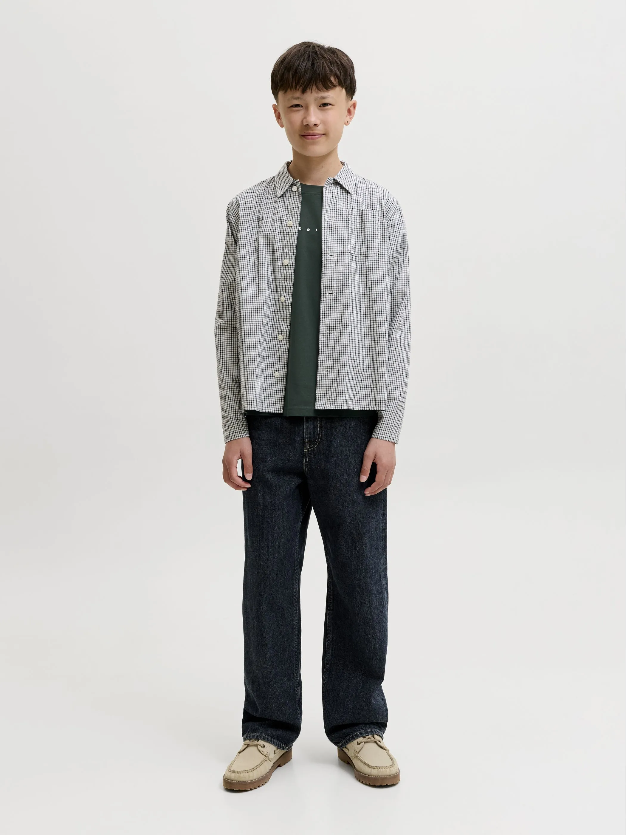 Jack&Jones Junior 12237435 JJESTAR JJ TEE SS NOOS JNR Schwarz 879589 177578 5