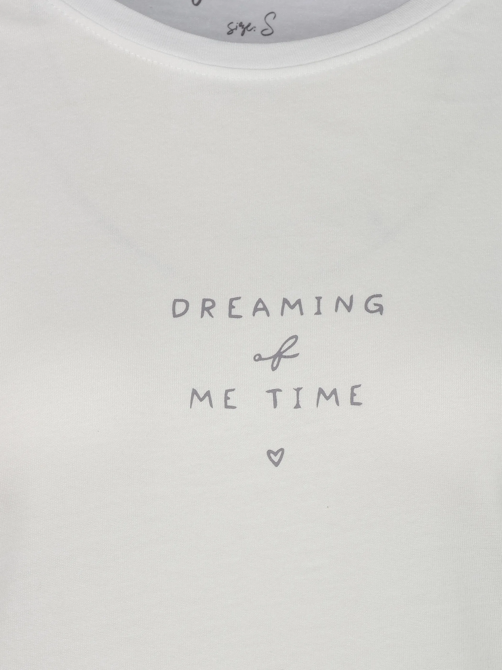 byLouise Da. Schlafshirt mit Schriftzug Grau 914656 GRAU 3