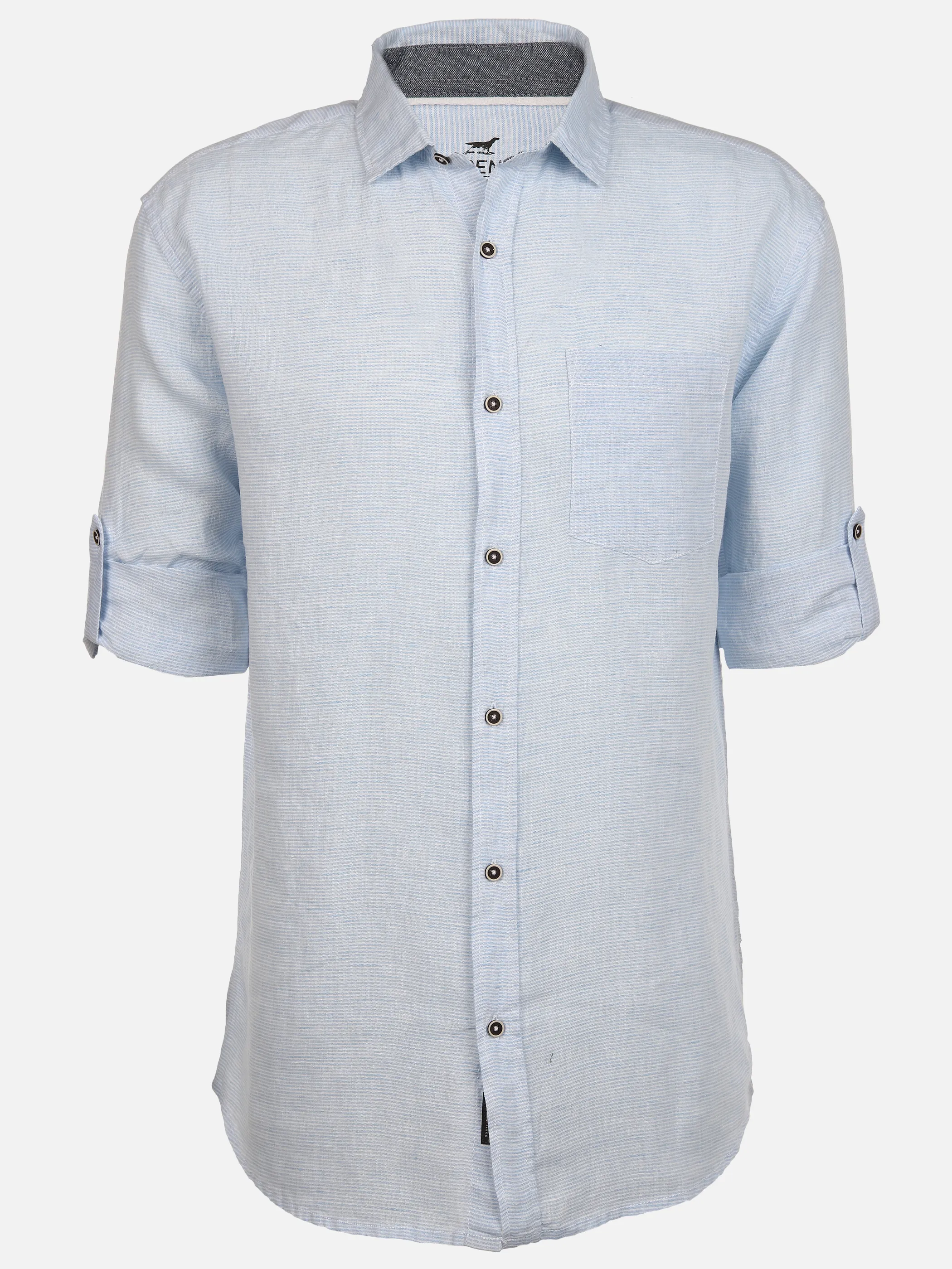 Jim Spencer He. Leinenhemd 1/1 Arm Kent Blau 892986 BLUE STRIP 1 Jim Spencer He. Leinenhemd 1/1 Arm Kent Blau 892986 BLUE STRIP 1