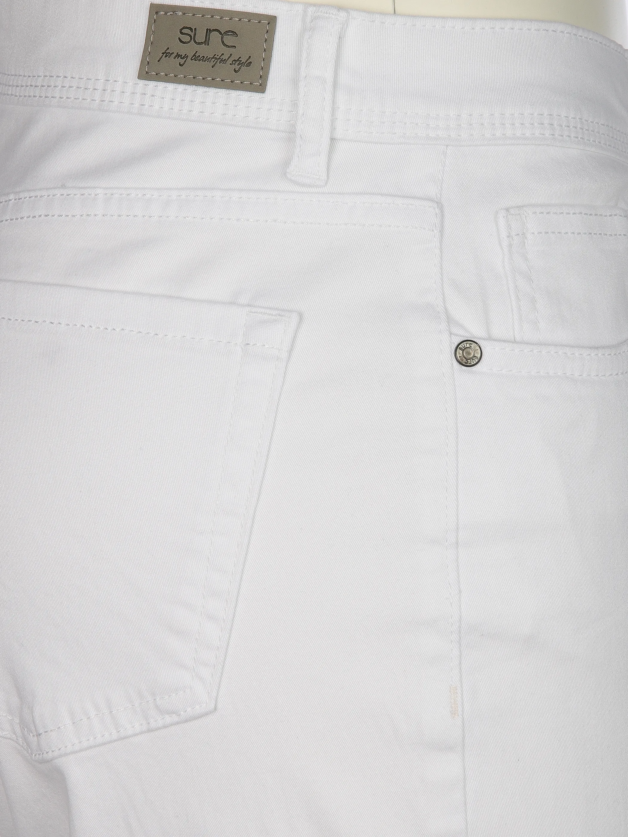 Sure Da-Caprihose slimfit Weiß 904277 WEIß 4 Sure Da-Caprihose slimfit Weiß 904277 WEIß 4