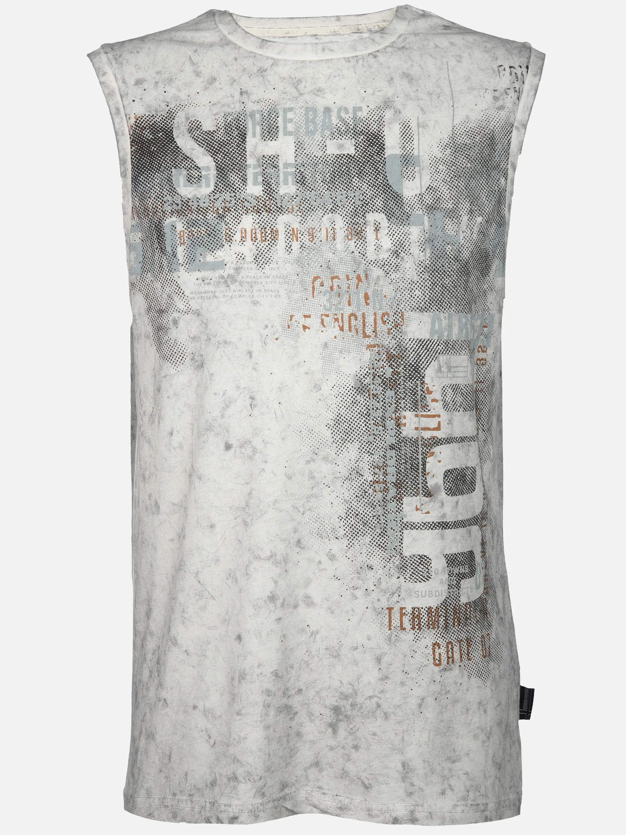 Southern Territory He. Muscleshirt washer print Weiß 910625 OFFWHITE 1