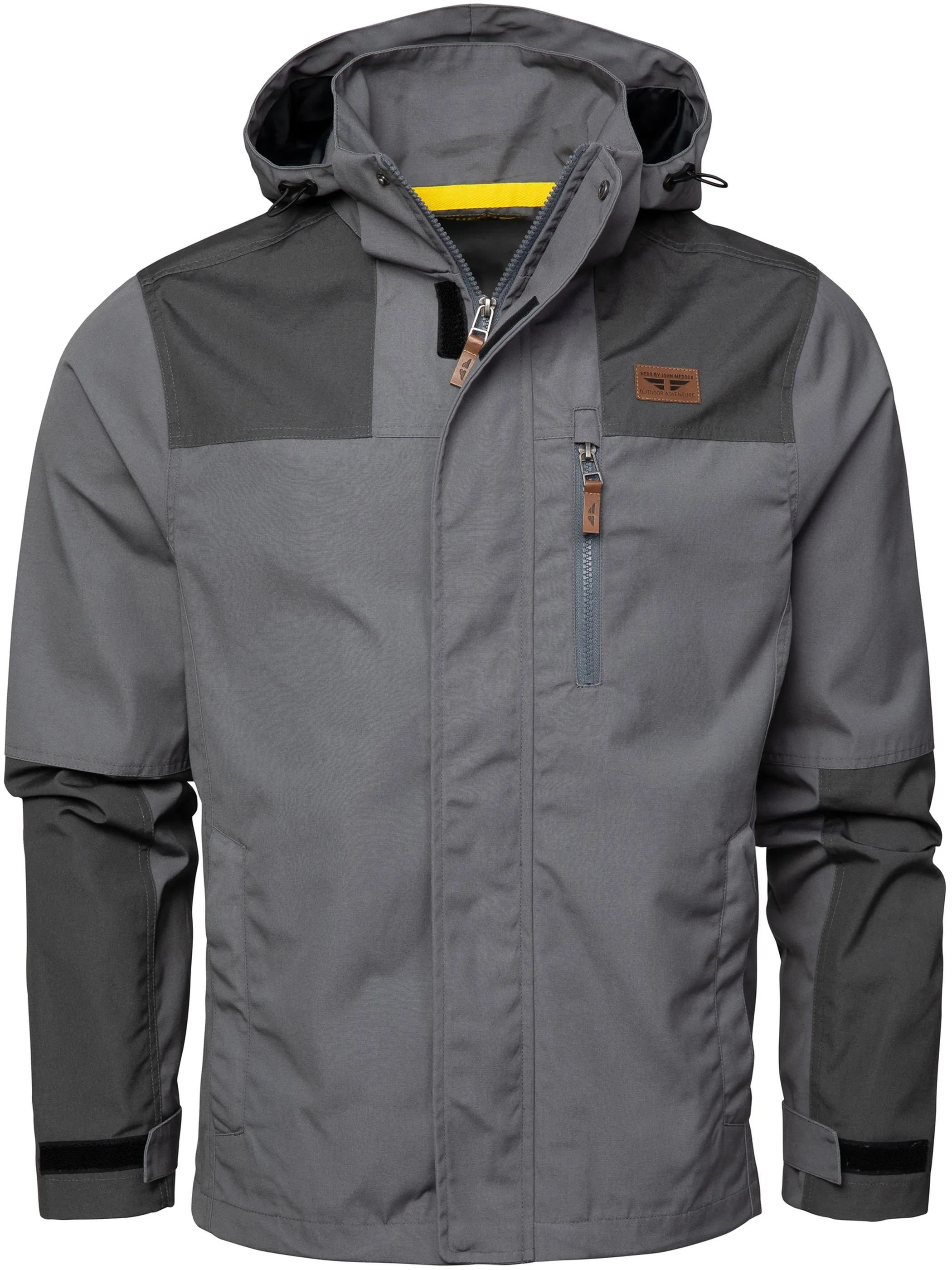 HERO by John Medoox 72110010006146 He-Outdoorjacke "Jaden" Grau 913876 6146 4