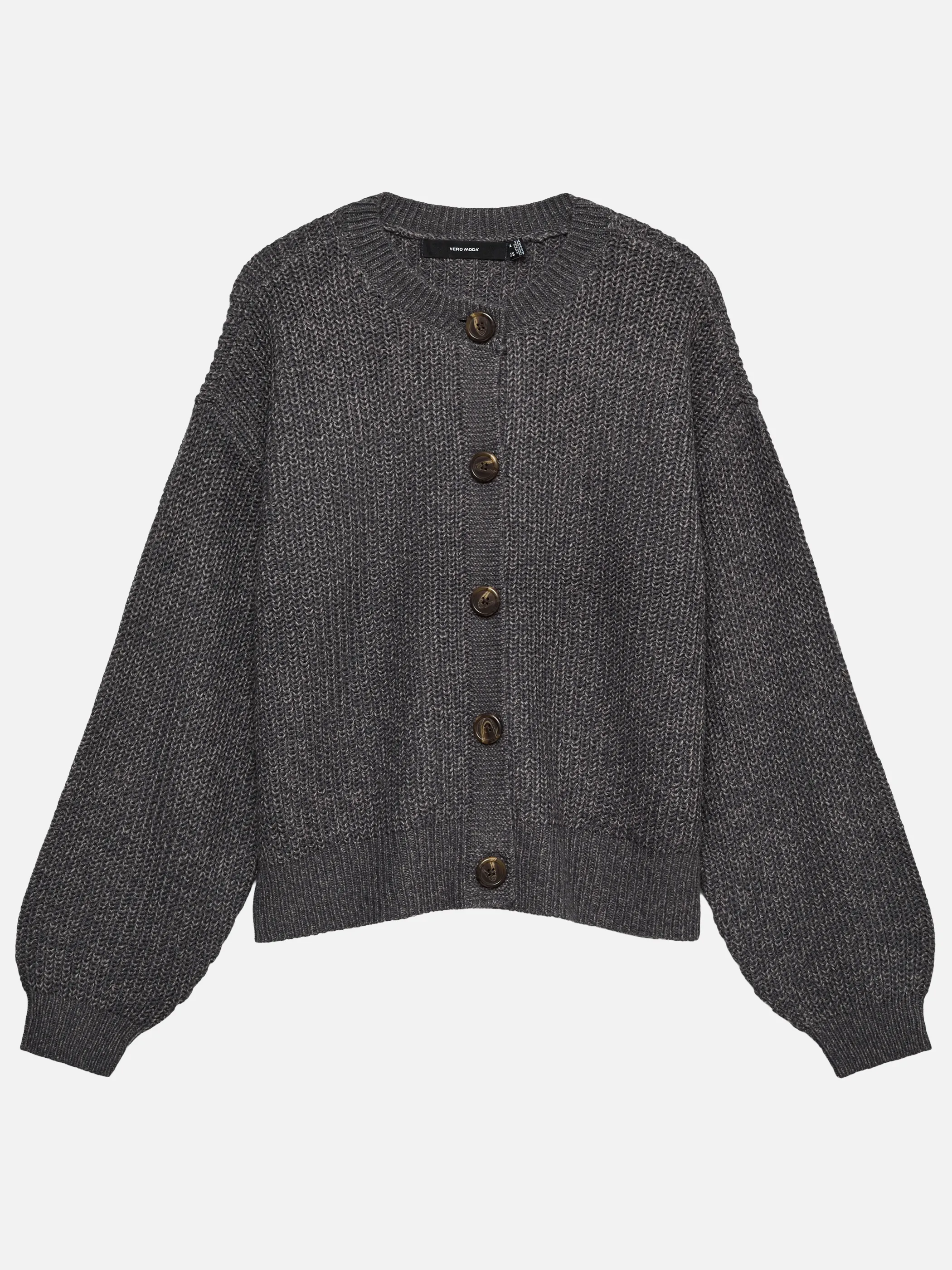 Vero Moda 10337797 VMLEA LS O-NECK CARDI Schwarz 915292 175618001 3