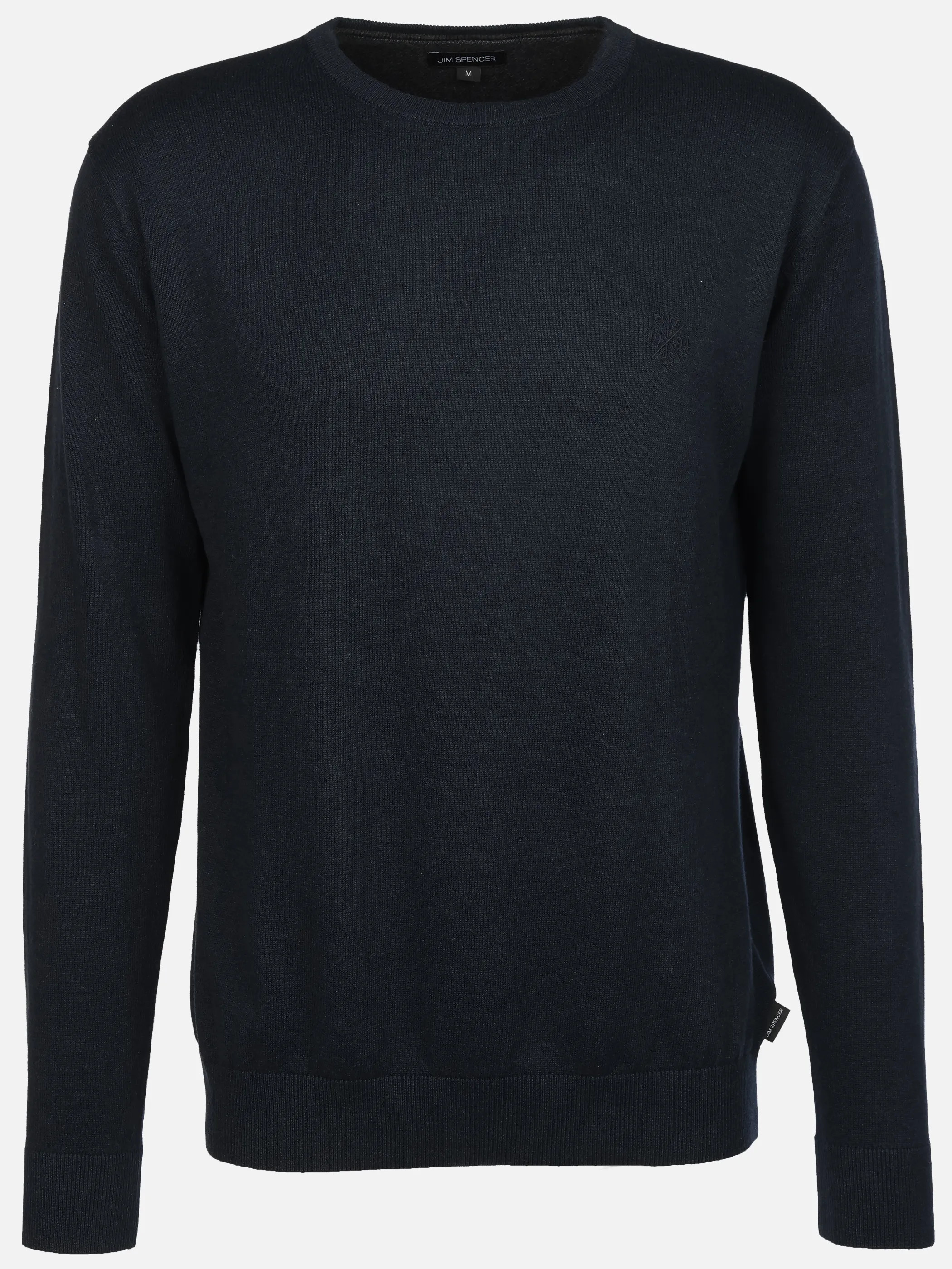 Jim Spencer He. Pullover basic Blau 930309 NAVY MEL 1
