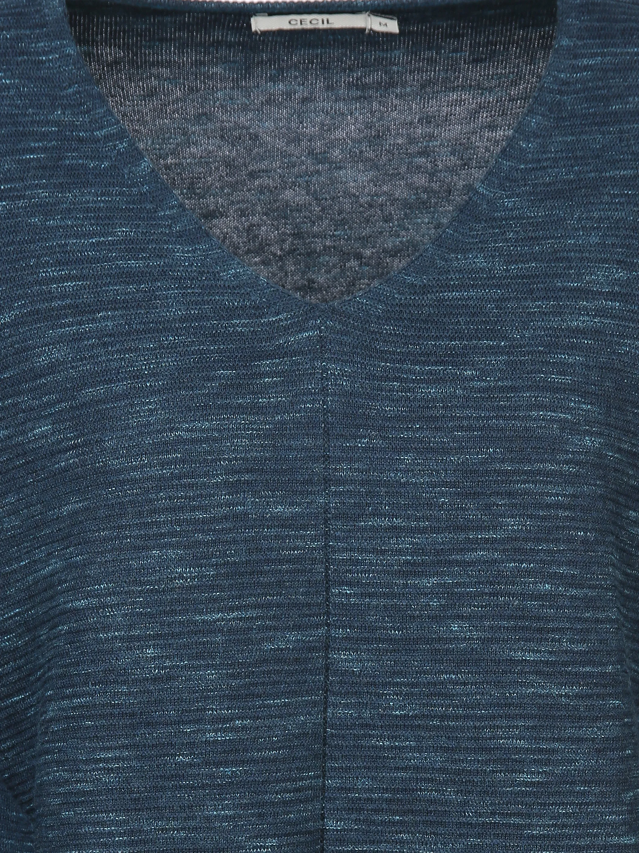 Cecil B302767 NOS_Structured V-neck Türkis 899796 15857 3