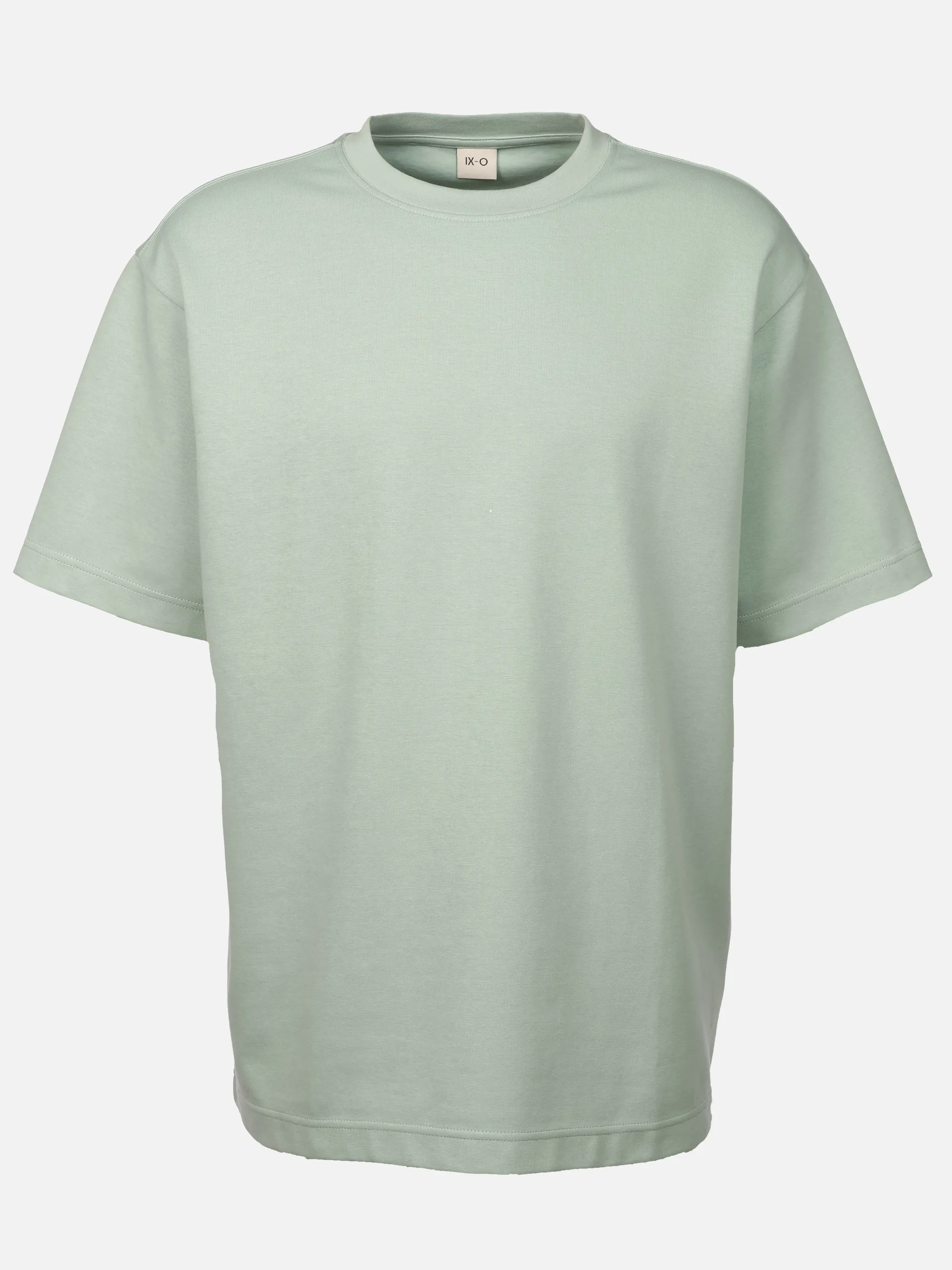 IX-O He.- eng anliegendes T-Shirt mit Rundhalsausschnit Grün 922760 MINT 1