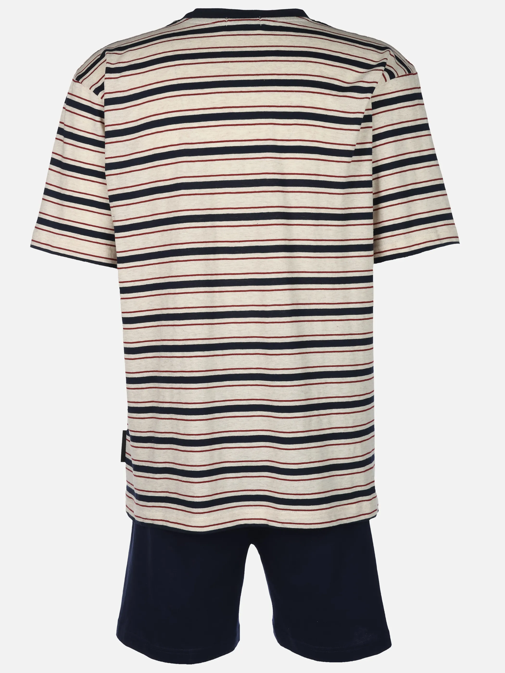 Jim Spencer He. Schlafshorty gestreift Weiß 923114 ECRU 2