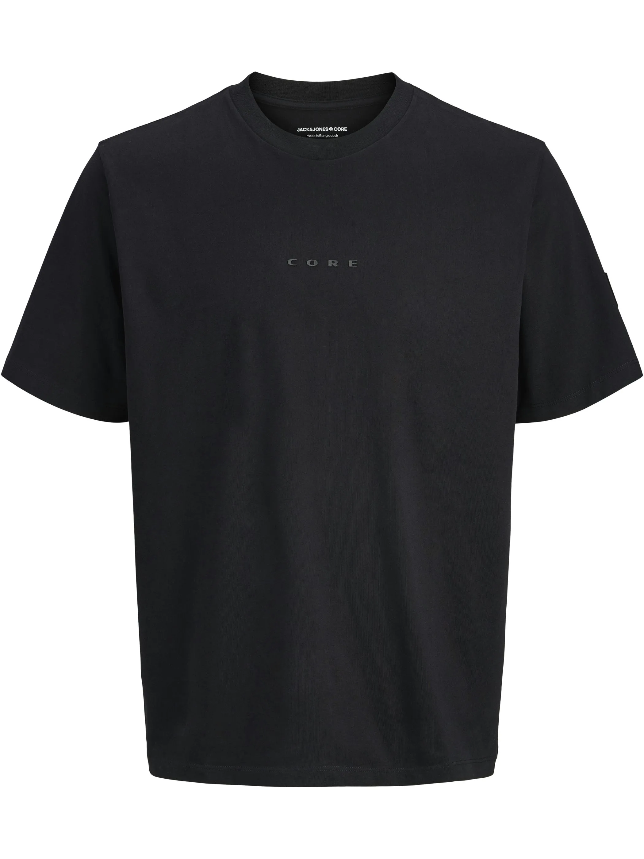 Jack Jones 12285393 JCOPOINT BADGE TEE SS Schwarz 917834 178012002 1